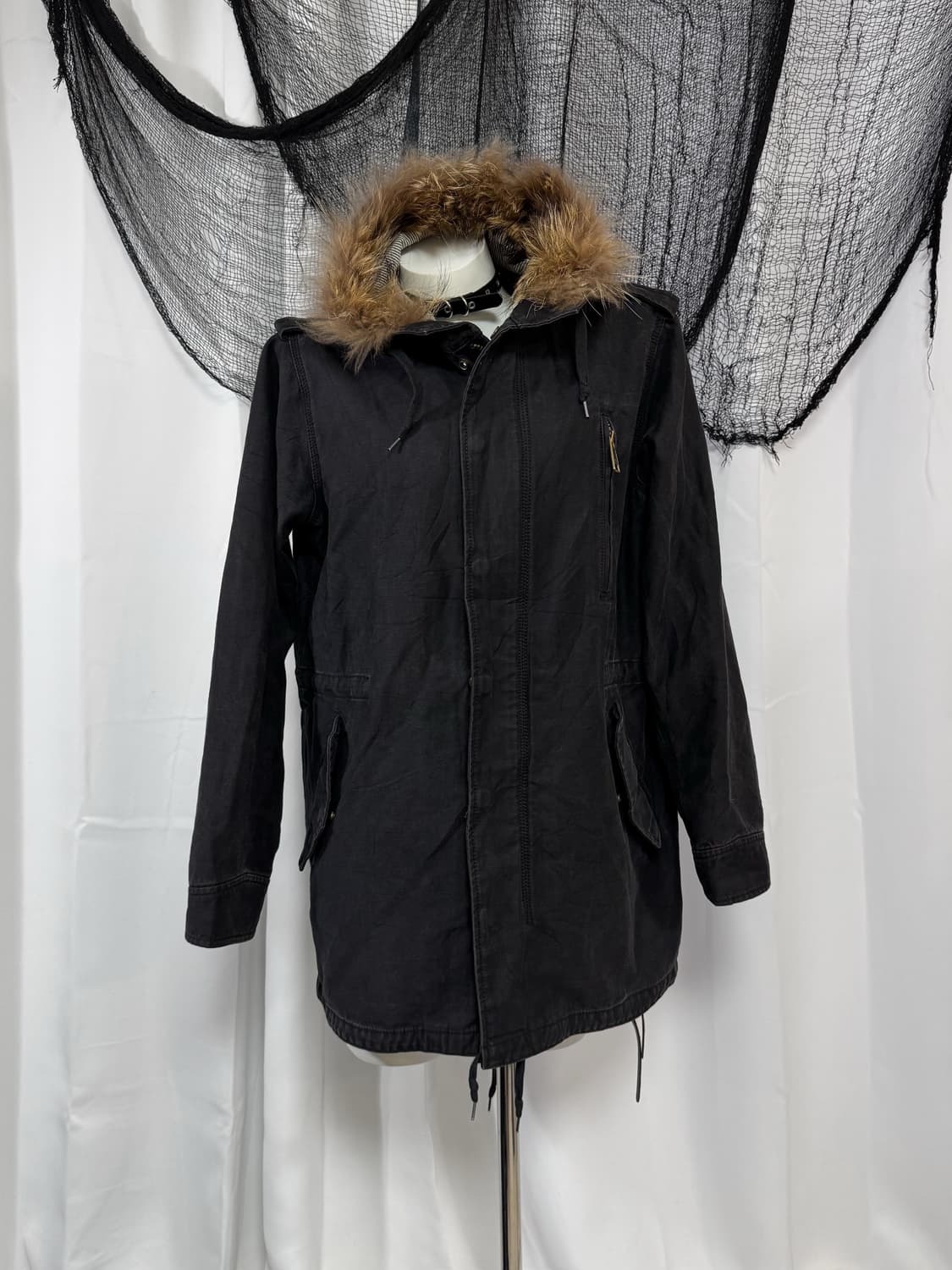 fur long jacket 상품이미지1