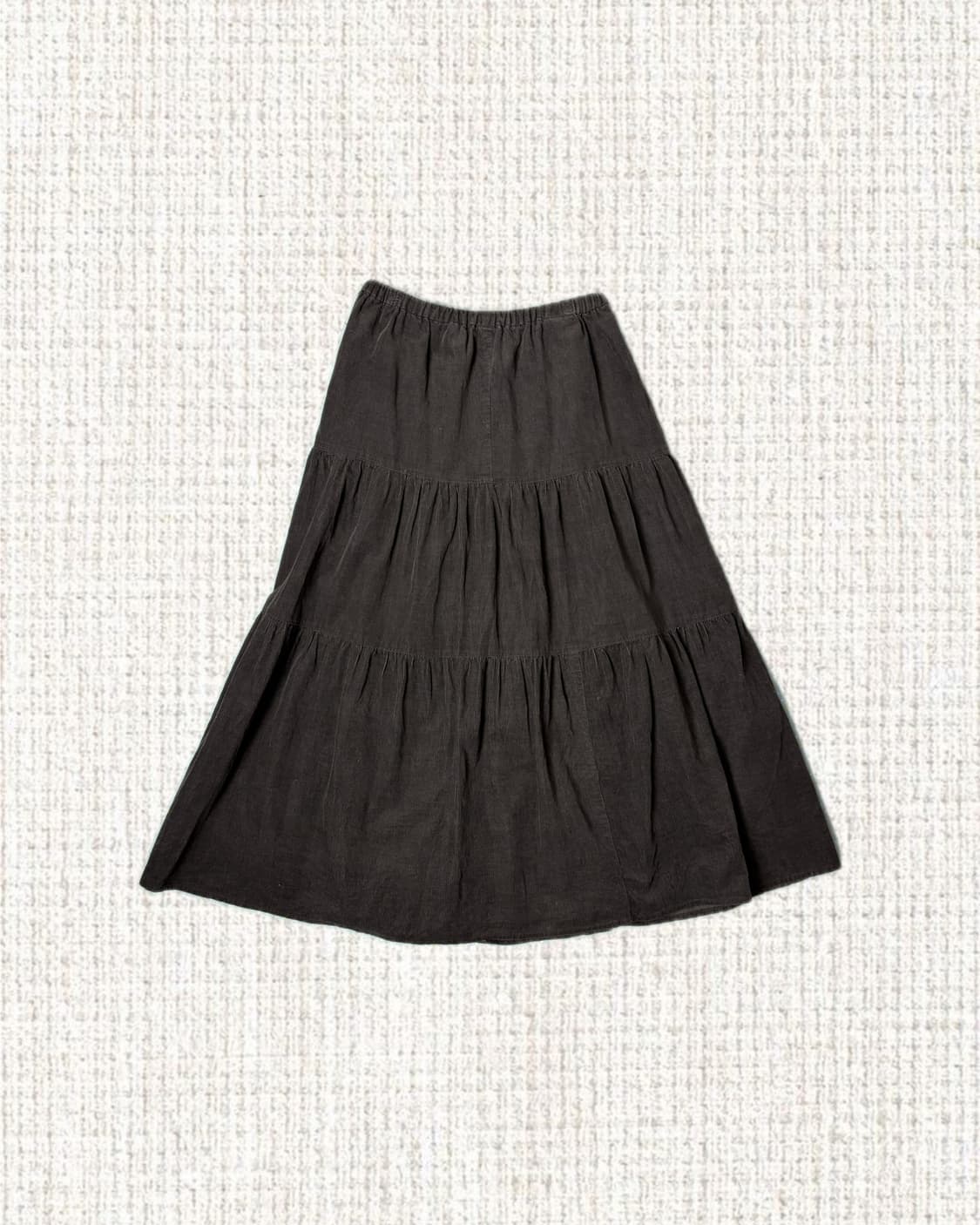 브라운 코듀로이 스커트 상품이미지1