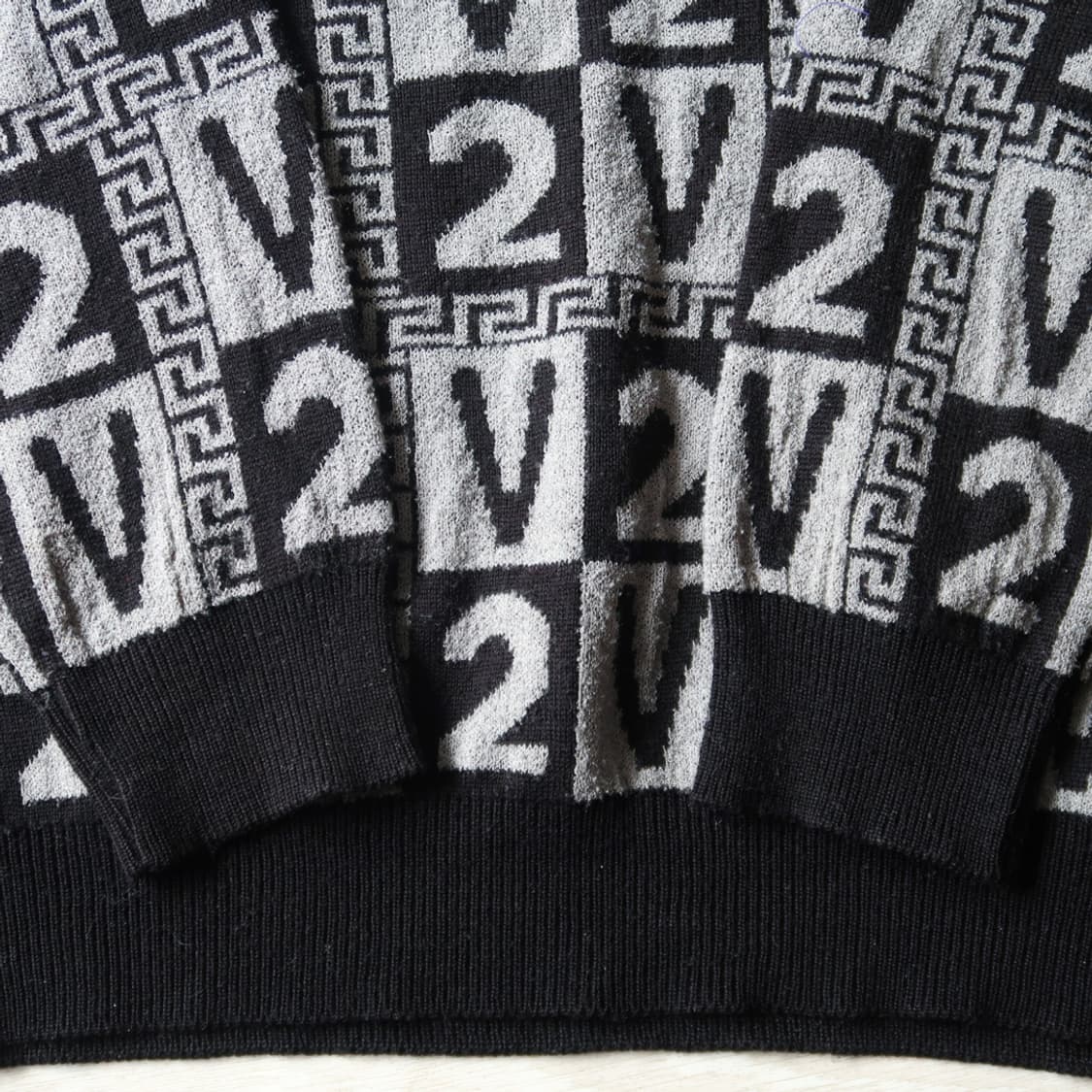 빈티지 90s 베르사체 v2 니트 상품이미지4