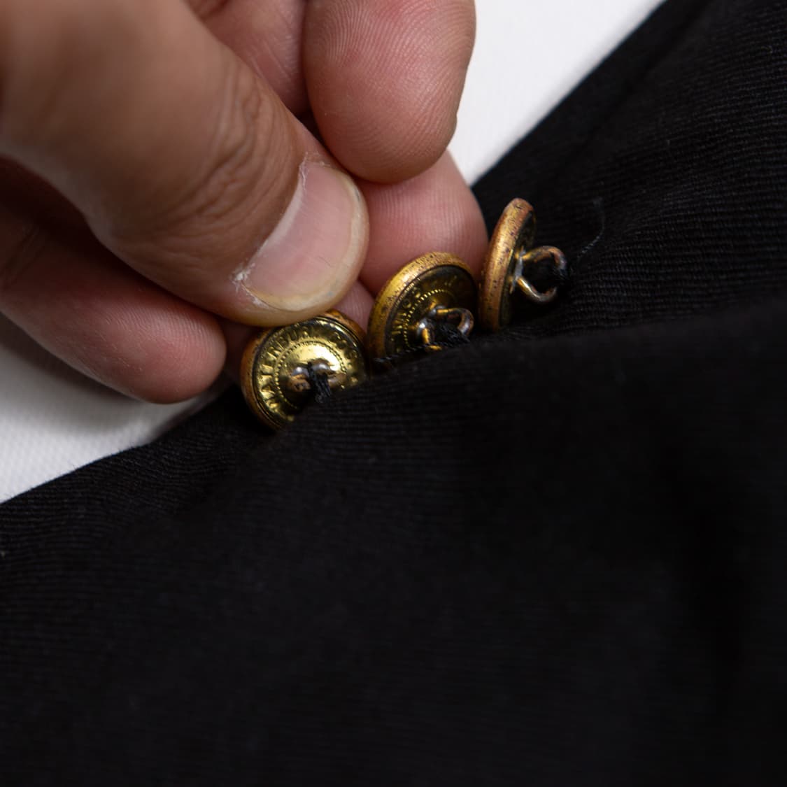 브룩스 브라더스 워터베리 버튼 금장 블레이저 블랙 상품이미지4