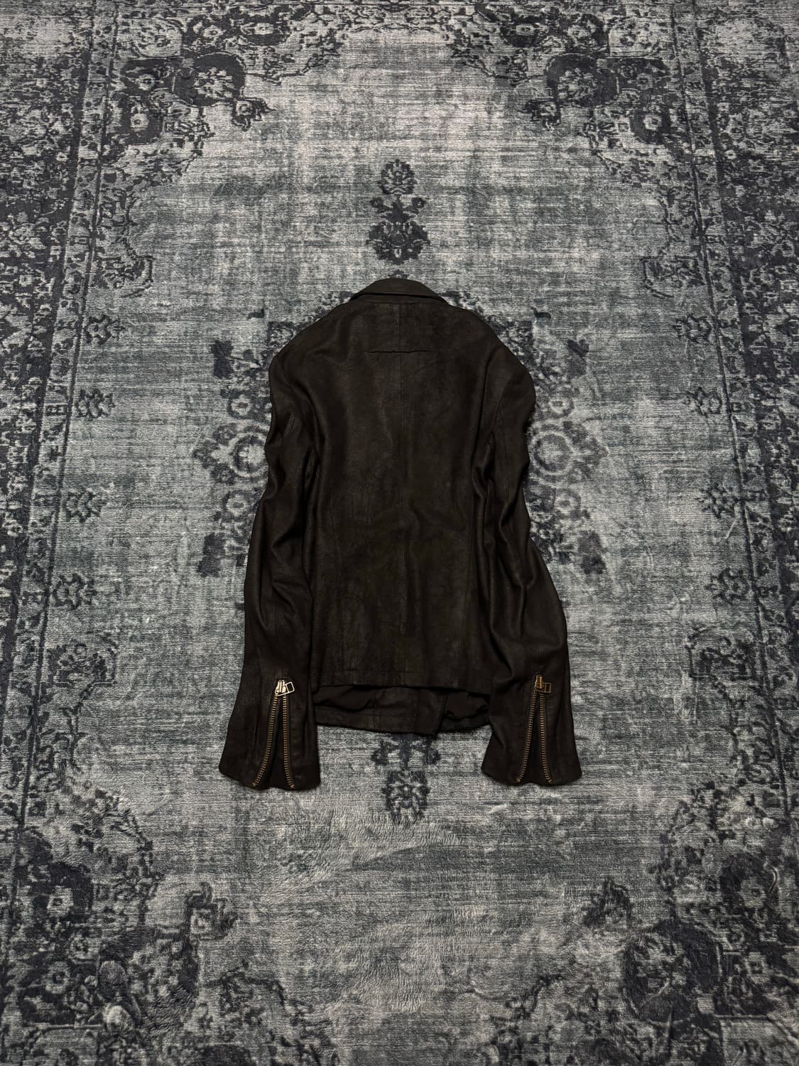 Iro black coating lamb skin rider jacket 상품이미지6