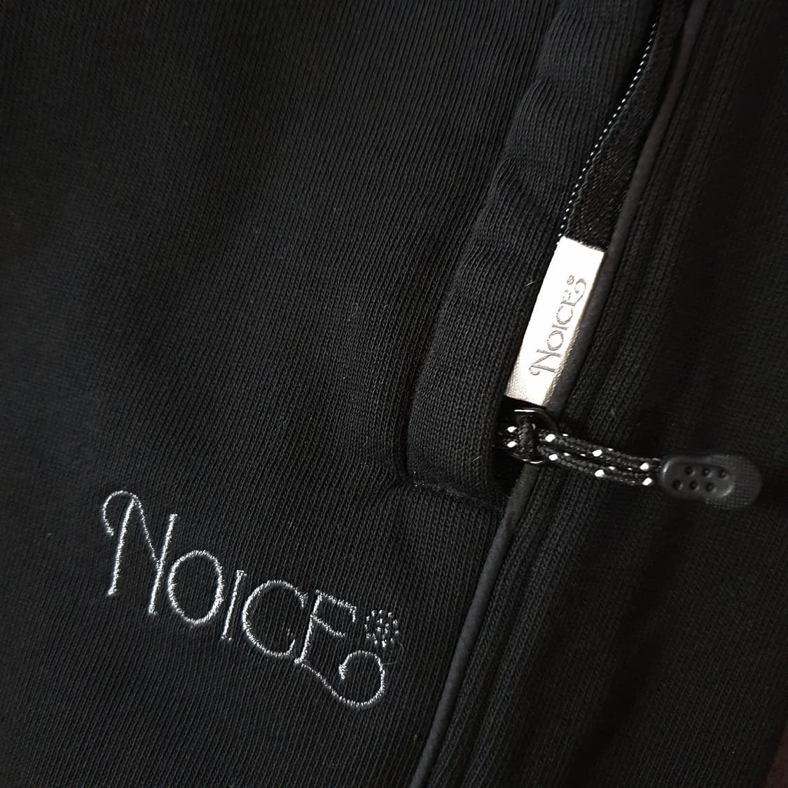 노이스 파라코드 파이핑 스웻 팬츠 M 블랙 상품이미지5