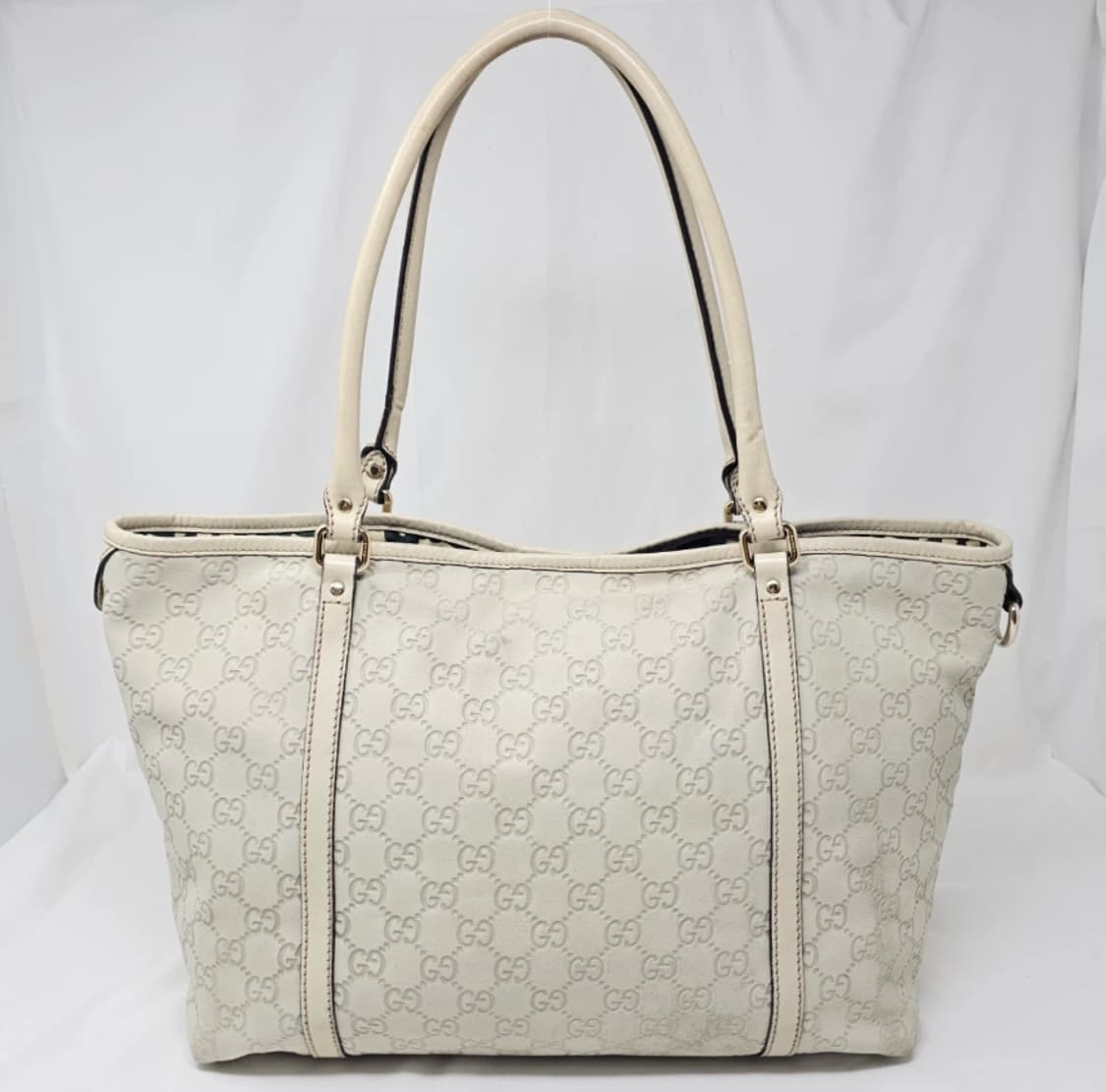 구찌 GG 패턴 아이보리 토트백 상품이미지2