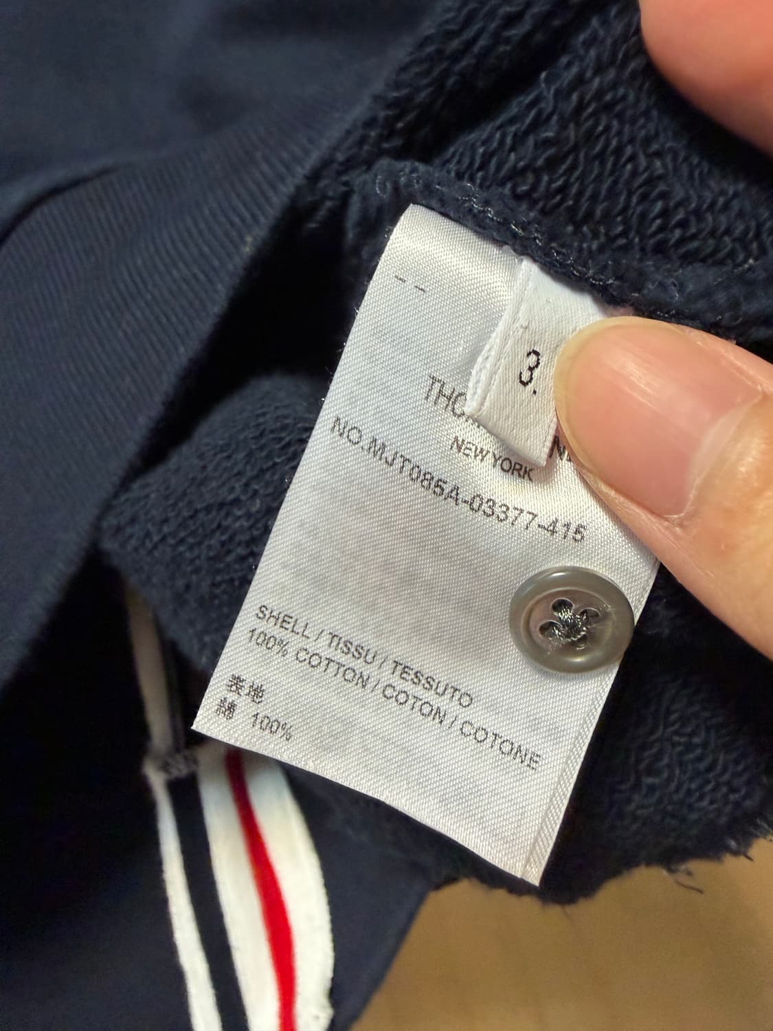 (신형)톰브라운 백삼선 맨투맨 3사이즈 상품이미지4