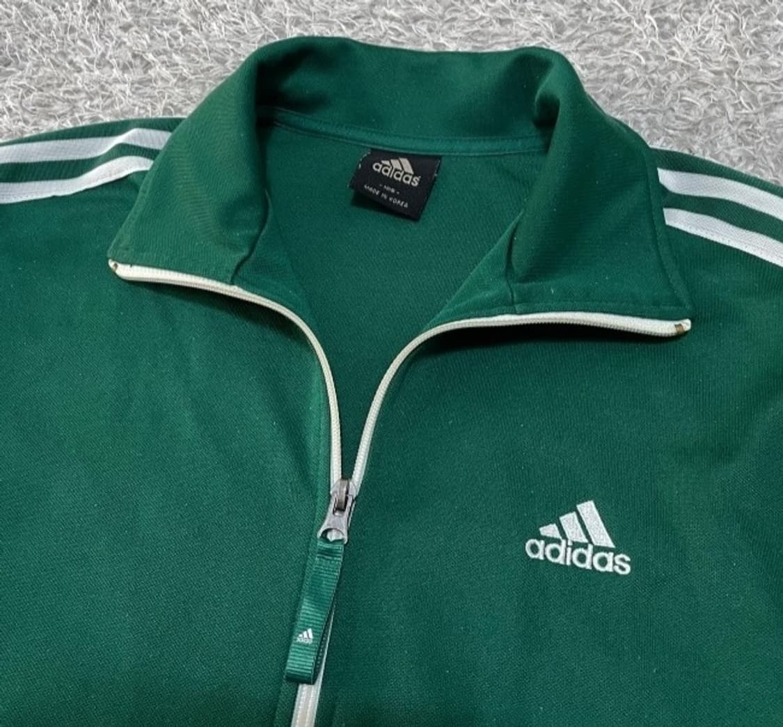 아디다스 초록 그린 트랙탑 져지집업 100/L 상품이미지2