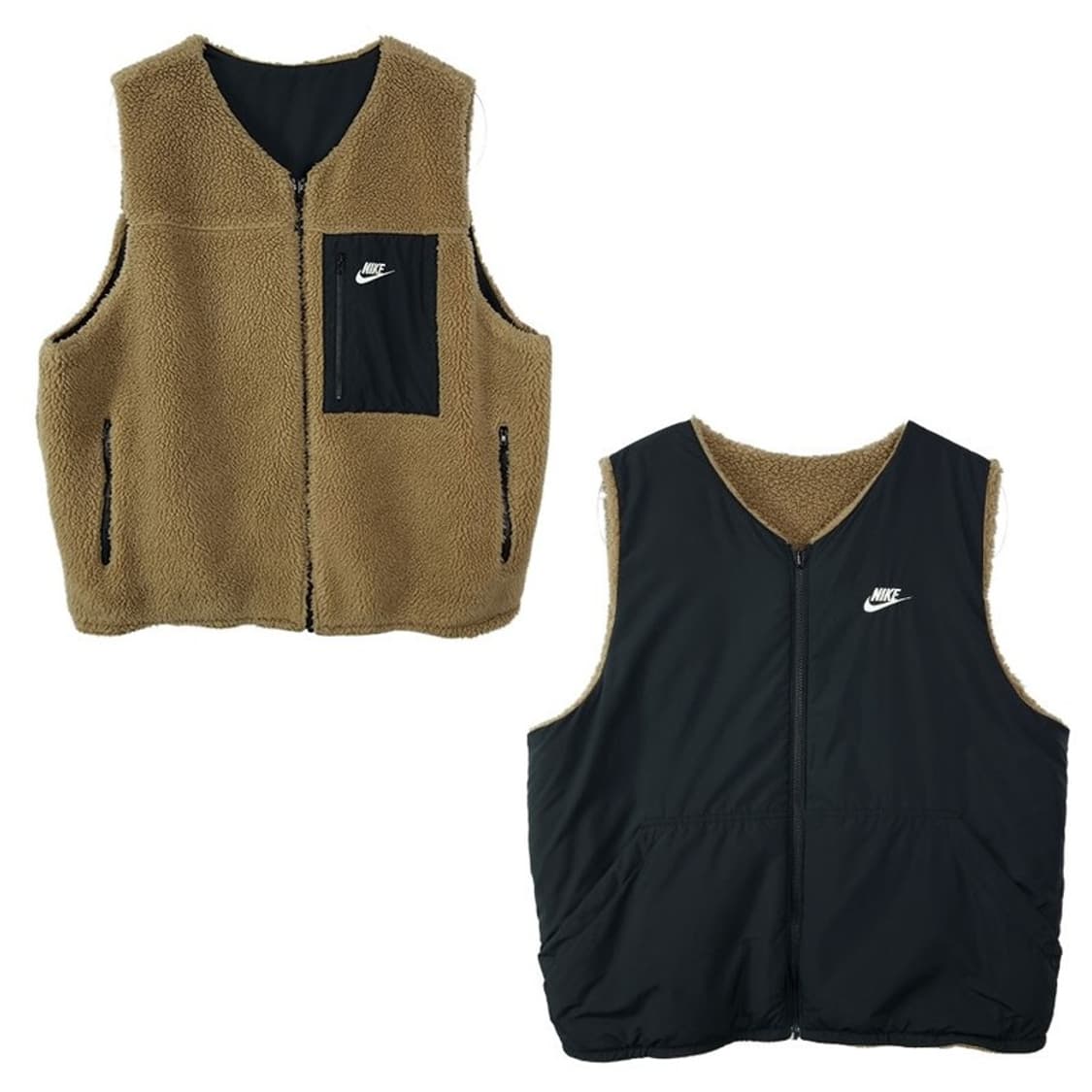 [나이키] 리버시블 양면 쉐르파 후리스 베스트 조끼 M19464 상품이미지2