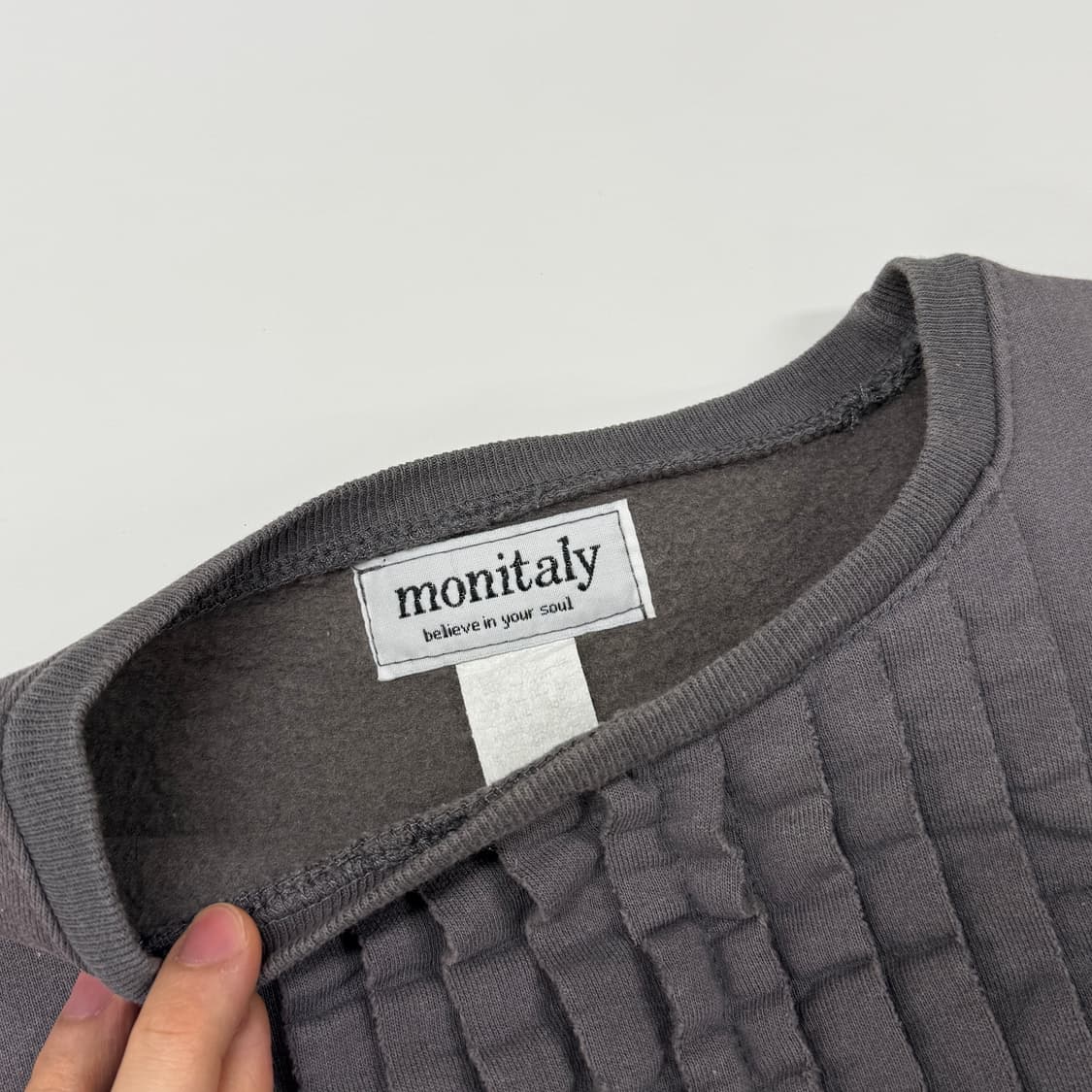 Monitaly frill sweatshirt 상품이미지4