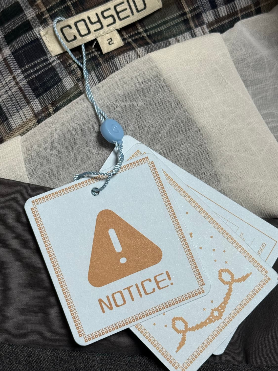 (새상품)코이세이오 더블 웨이스트 플리츠 스커트 상품이미지2