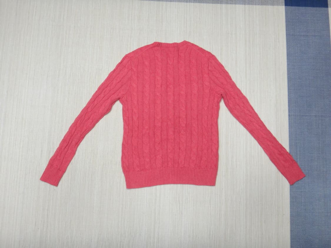 (S사이즈) 폴로랄프로렌 공용 라운드 꽈배기 면 니트 상품이미지2