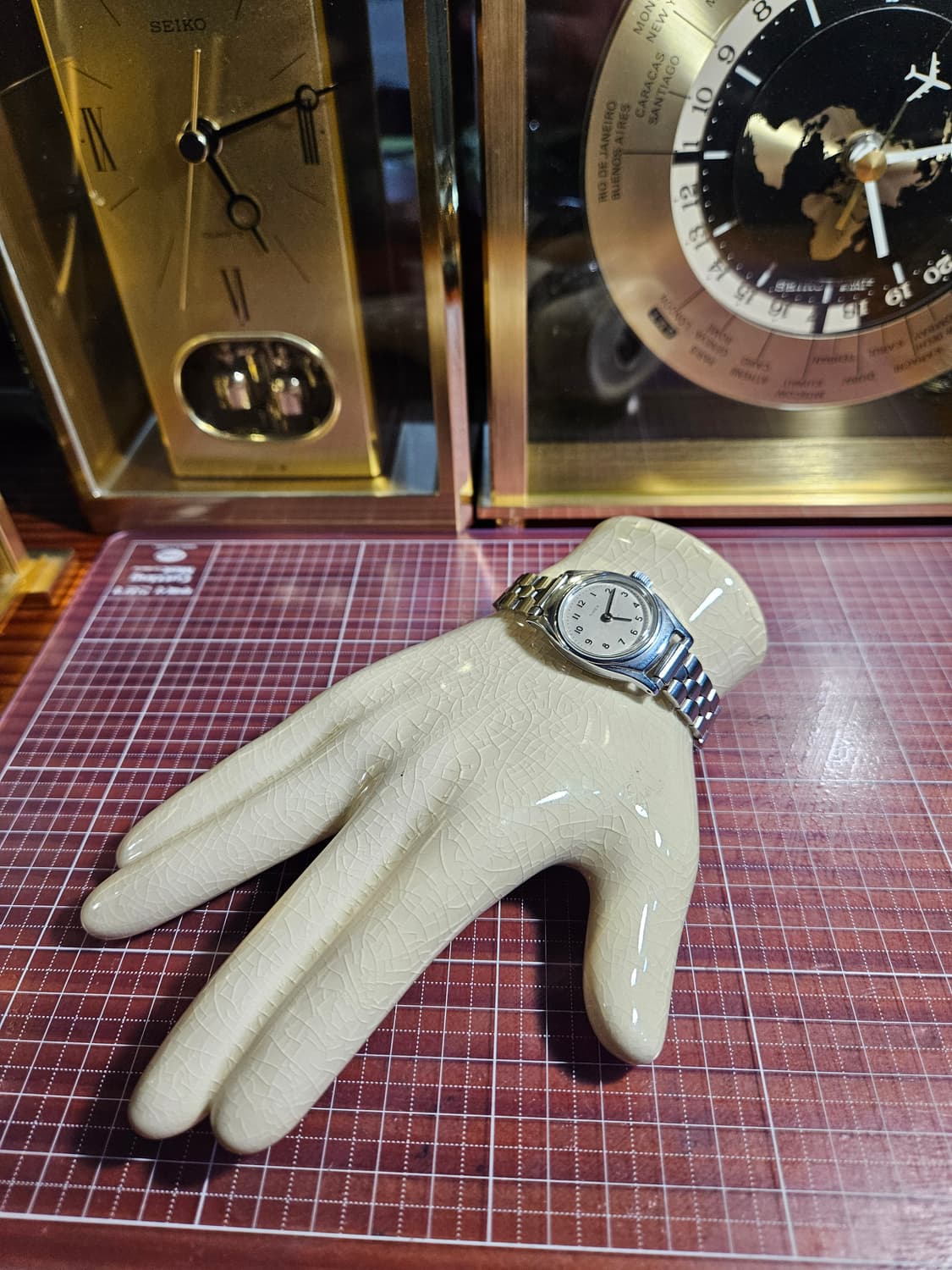 타이맥스 빈티지 핸드와인딩( 수동) 여성 시계 메탈밴드 상품이미지2