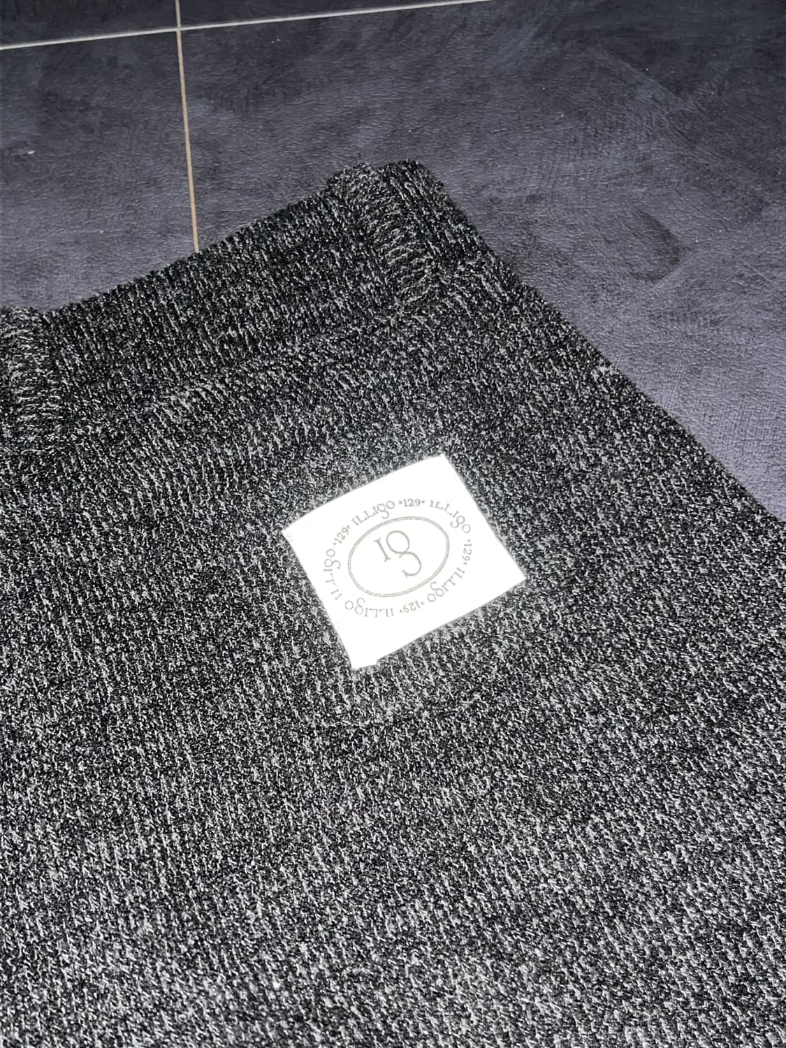 일리고 단종 니트 스커트팬츠 *차콜 상품이미지2