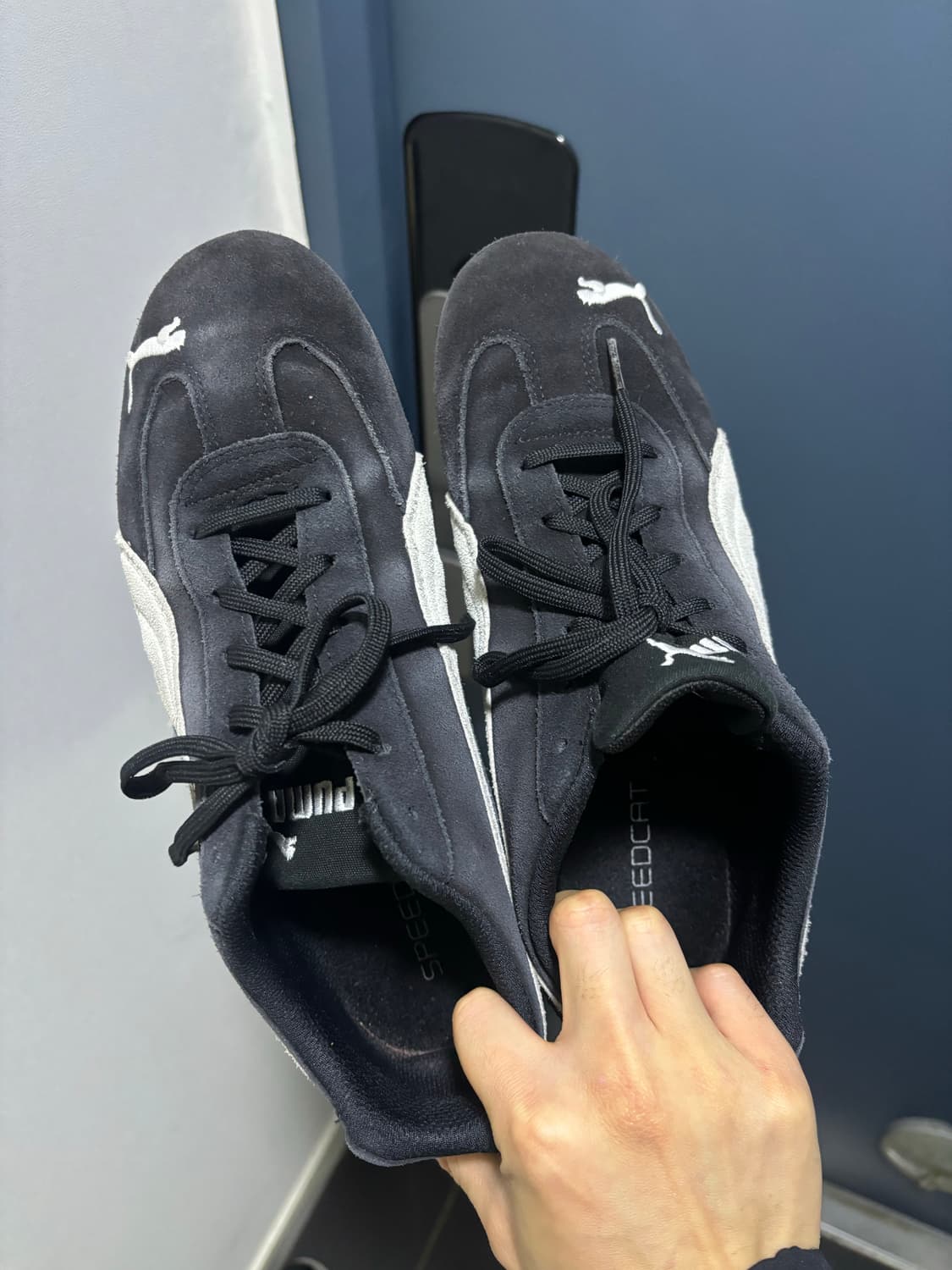 푸마 스피드캣 LS 블랙 화이트 상품이미지2