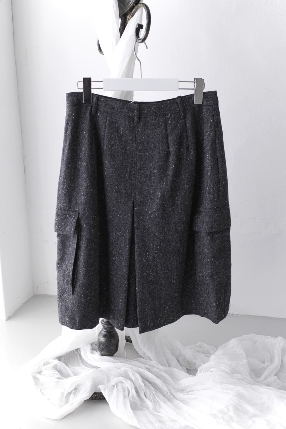 wool button skrit 상품이미지2