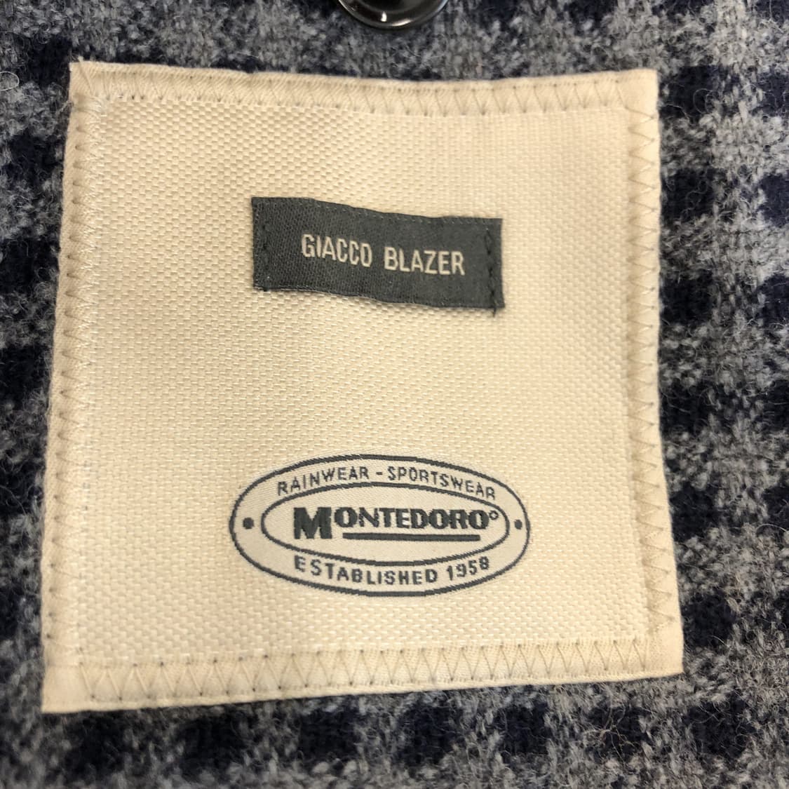 몬테도로 이태리 지아코 울 블레이져 46 상품이미지6