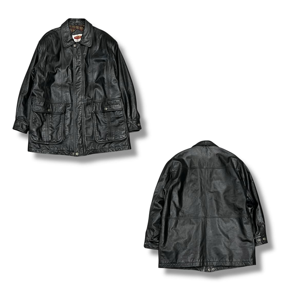 빈티지 레더 봄버자켓 s08659 상품이미지1