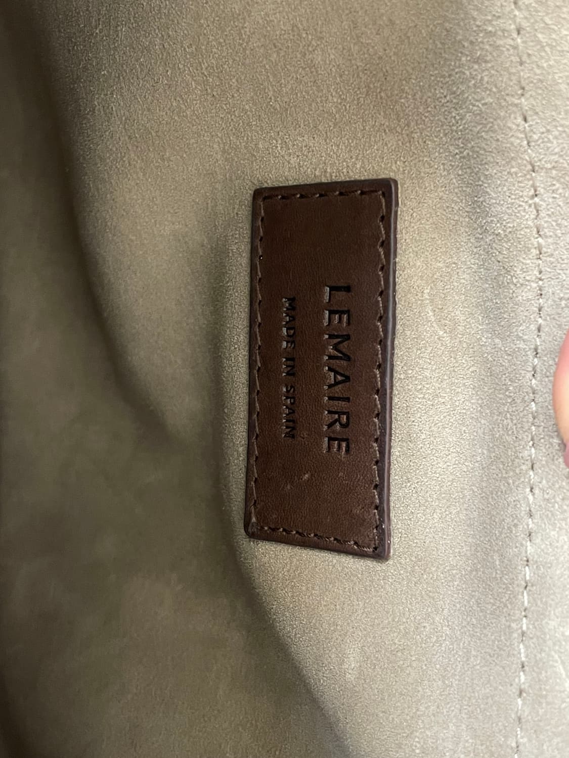 르메르 기어백 미디움 다크초콜렛 상품이미지8