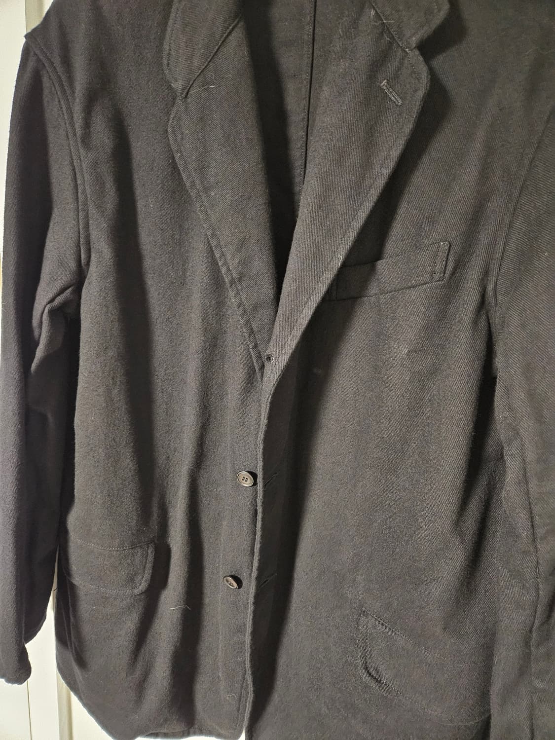 코모리 블랙 드릴 자켓 26ss 상품이미지2