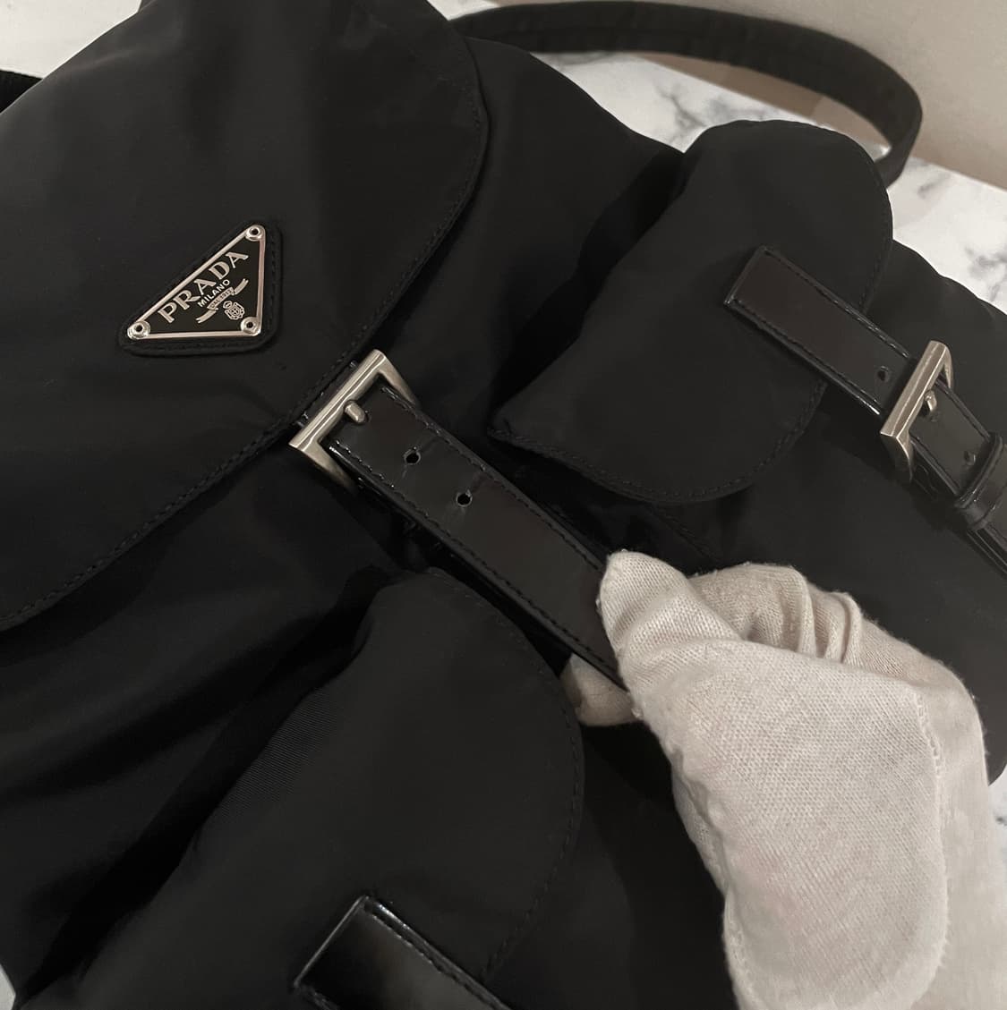 정품 프라다 백팩 미듐 상품이미지5