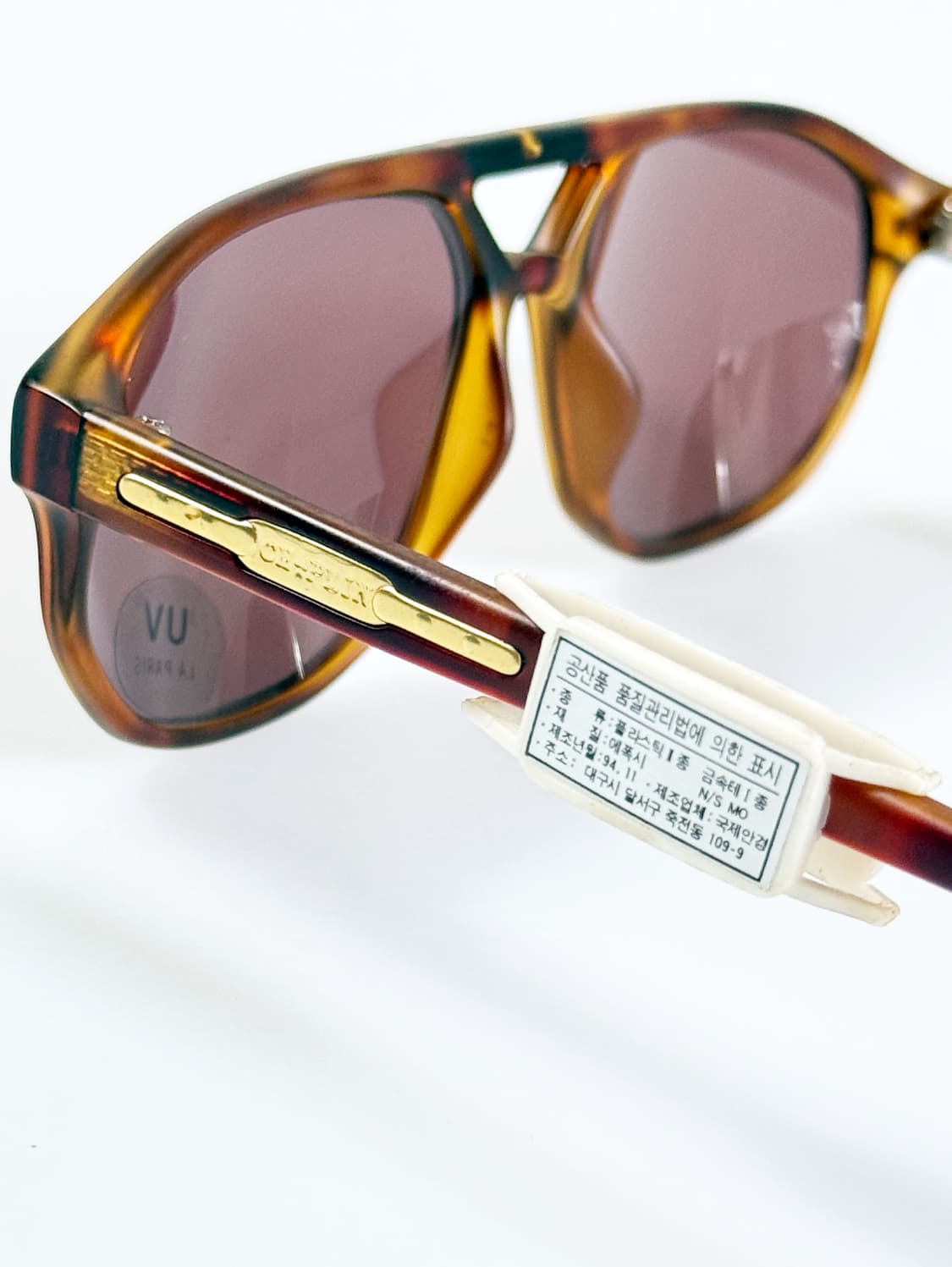 90s CHAPLIN LA PARIS 토터스쉘 보잉 빈티지 선글라스 상품이미지4