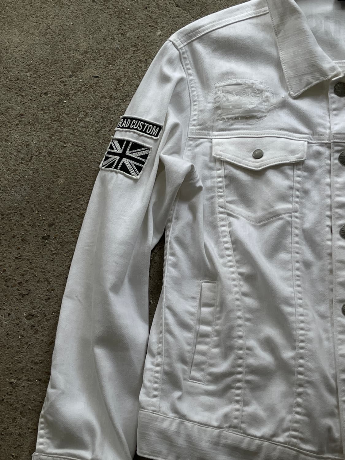 'Rad custom' damage denim jacket 상품이미지4