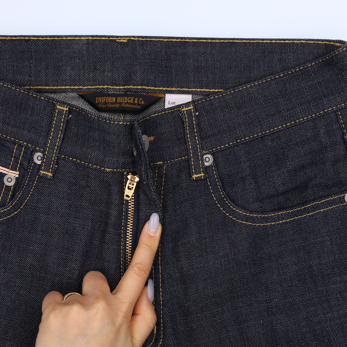 S 유니폼브릿지 셀비지 데님 팬츠 생지 0326J 상품이미지2