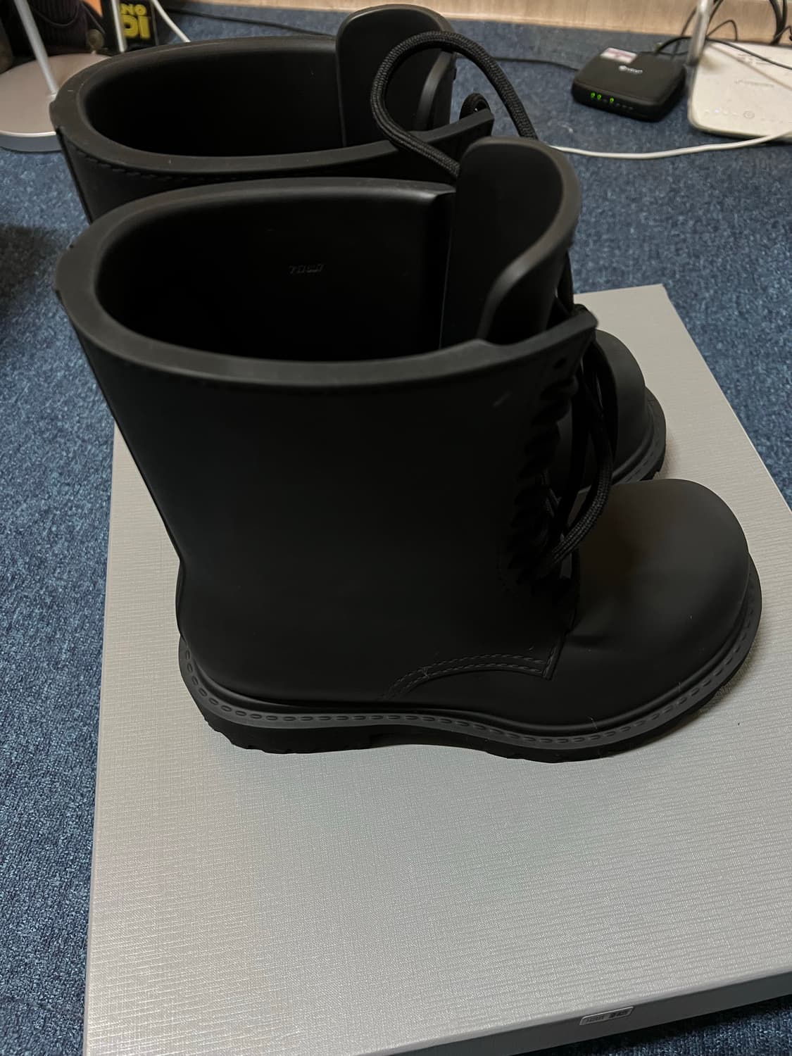 [중고, 42] 발렌시아가 스테로이드XL 아미 부츠 풀 에바 블랙 상품이미지5