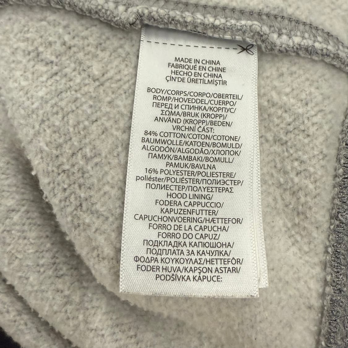 폴로 랄프로렌 그레이 하프 레드 블루 로고 후드집업  상품이미지6