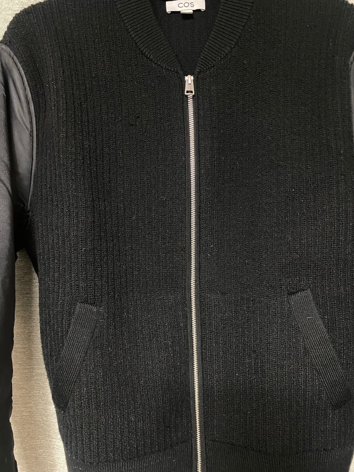 패널 메리노 울 보머 재킷 m 상품이미지4