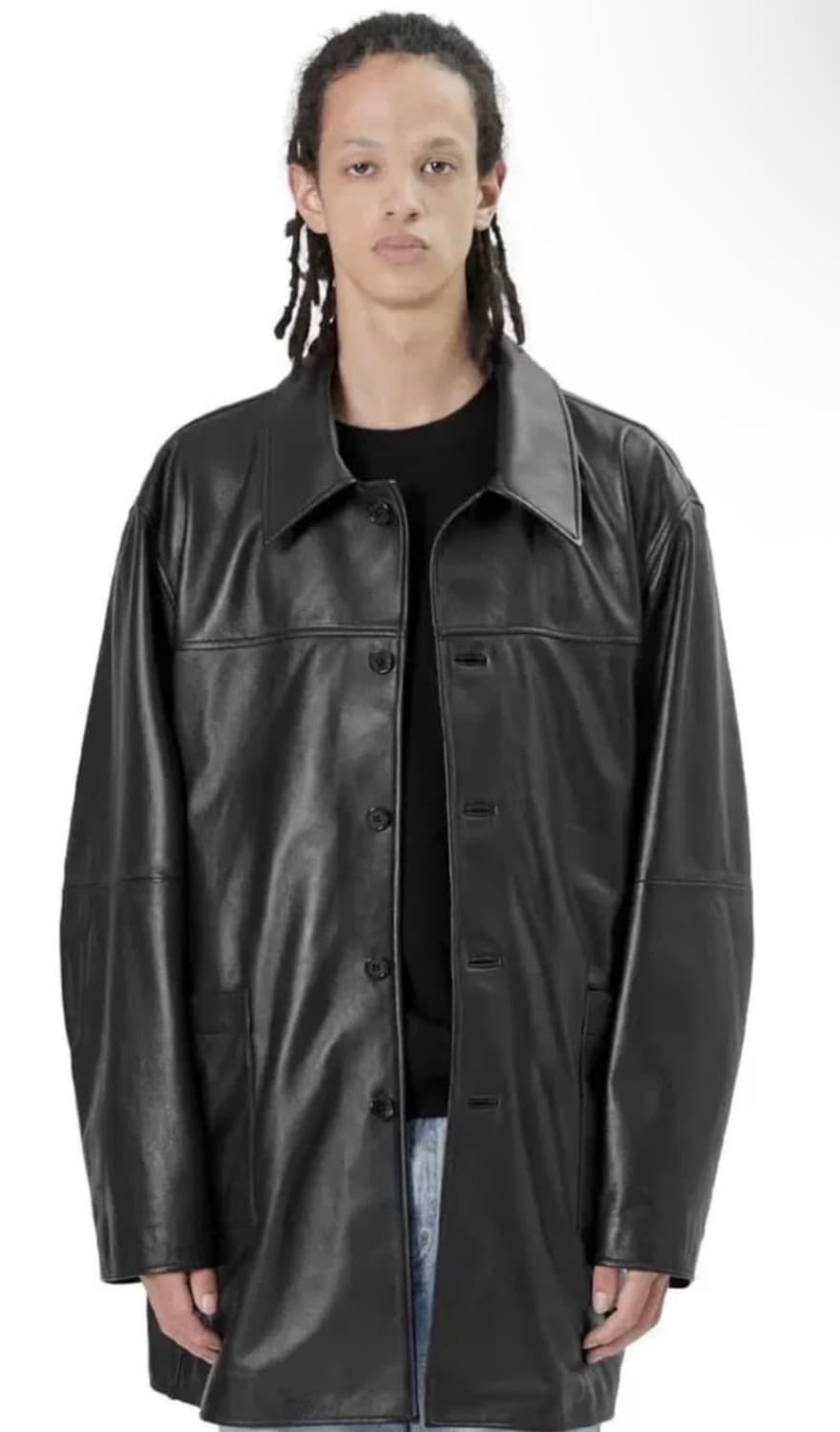 브라운야드 램스킨 레더 카코트 2size 상품이미지2