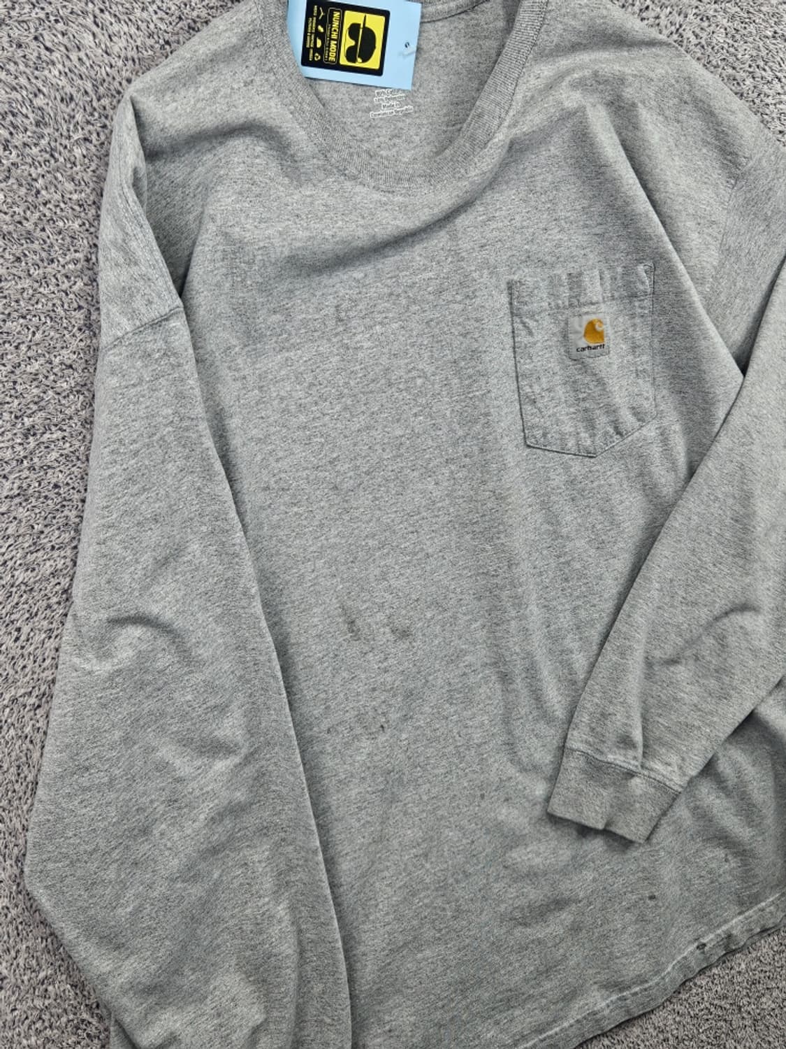 칼하트 베이직 포켓 롱 슬리브 ( 2XL ) / 11451 상품이미지10