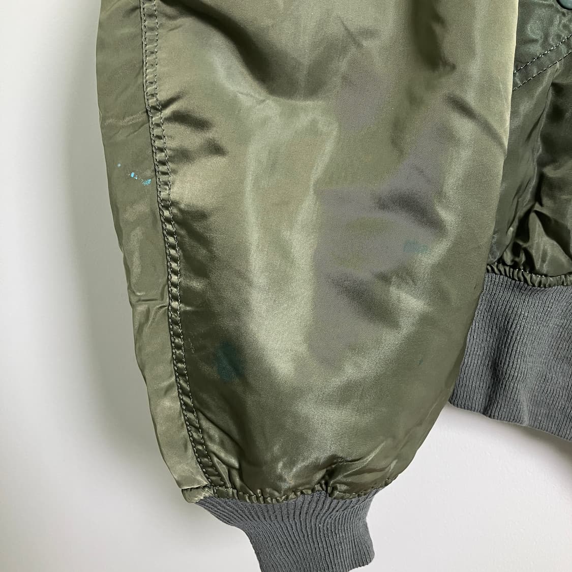 알파인더스트리 카키 ma-1 항공 점퍼 2XL 상품이미지8