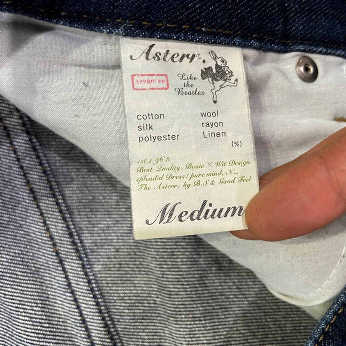 Asterr 슬림 스트레이트 진 (30) 상품이미지4