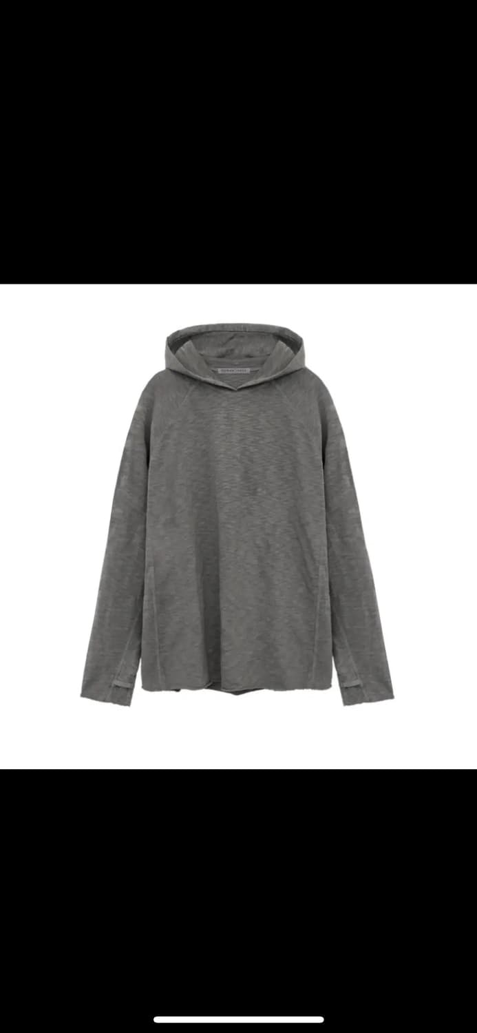 폴리테루 휴먼인덱스 슬럽 후디 차콜 2 상품이미지1