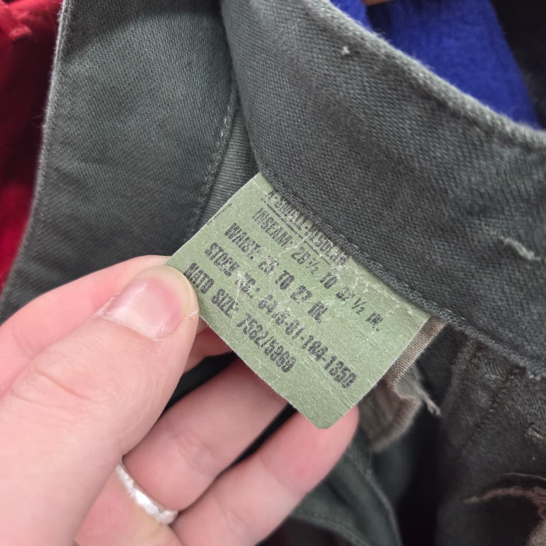 USA 카고 조거 팬츠 그린 31in 상품이미지10