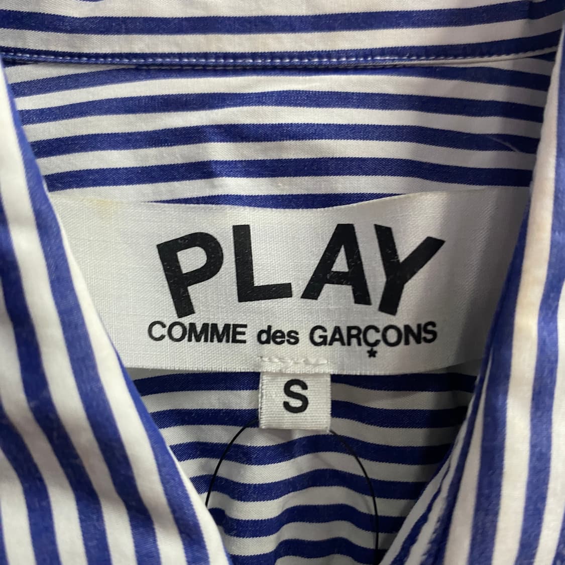 꼼데가르송 네이비 스트라이프 셔츠 B3288 상품이미지4