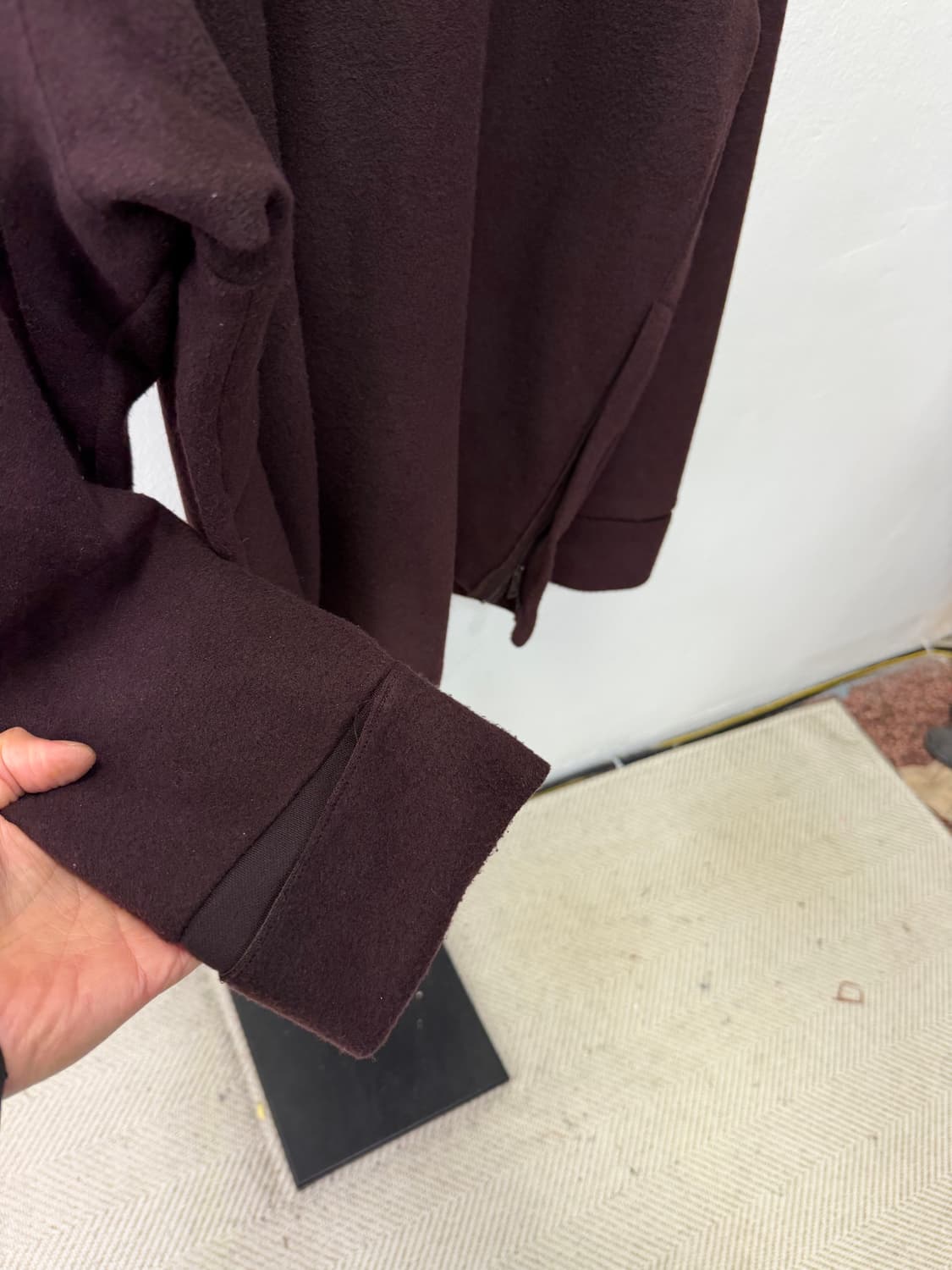 정품) 시스템옴므 21ss 오버핏 사이드지퍼 하이넥 95 상품이미지3