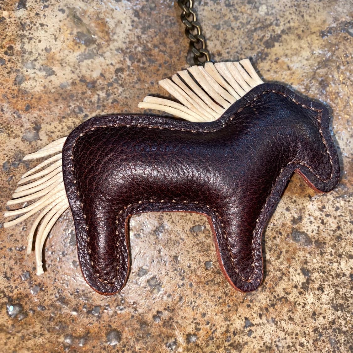 빈티지 가죽 말 키링 상품이미지5