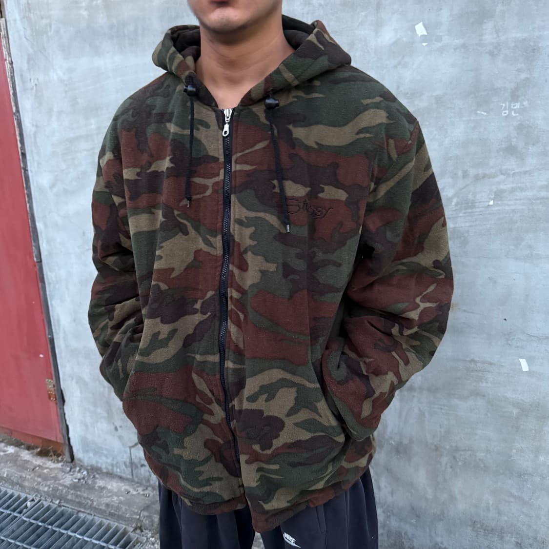 00s 올드 스투시 카모자켓 상품이미지1