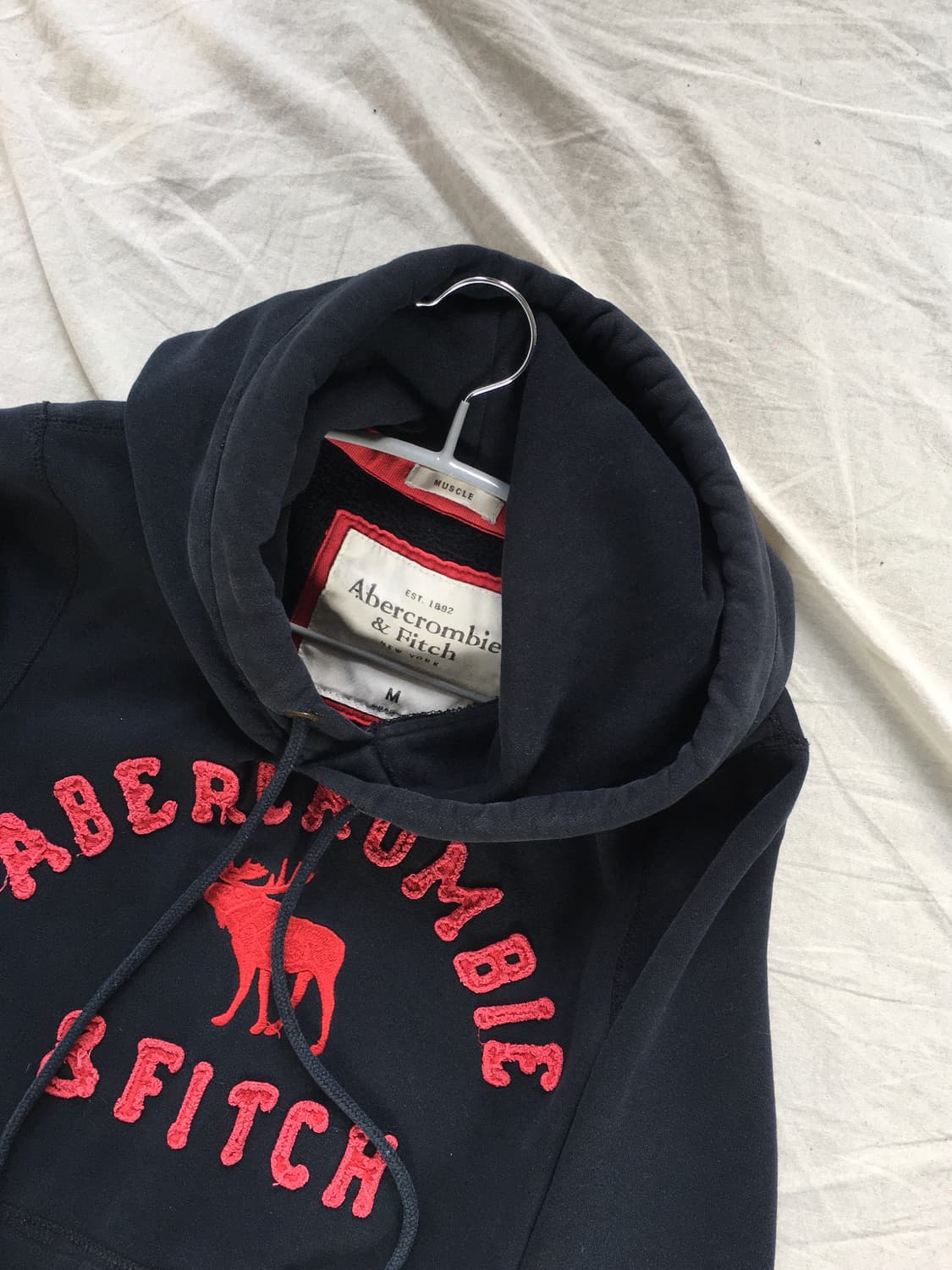 아베크롬비 넘버로고 후드집업 상품이미지4
