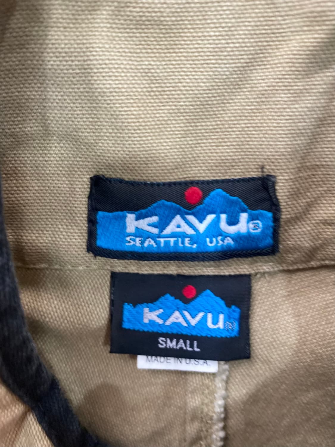 카부 하프집업 풀오버 스몰 베이지 상품이미지2