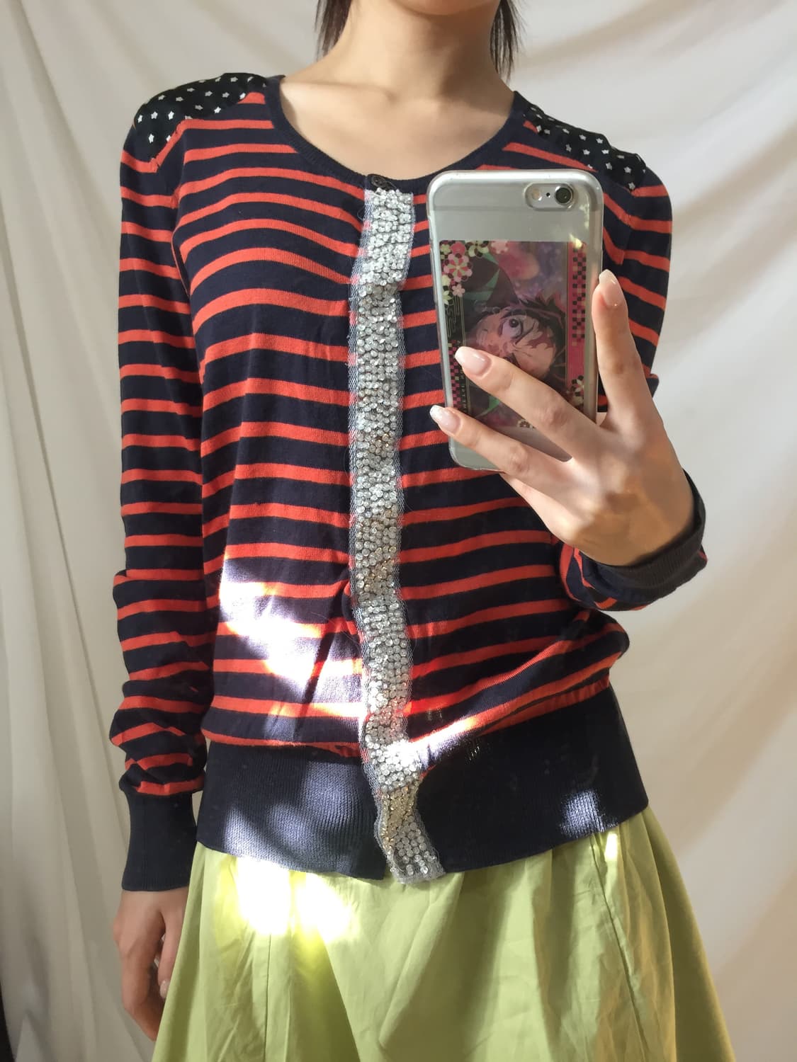 별 스트라이프 가디건 상품이미지7