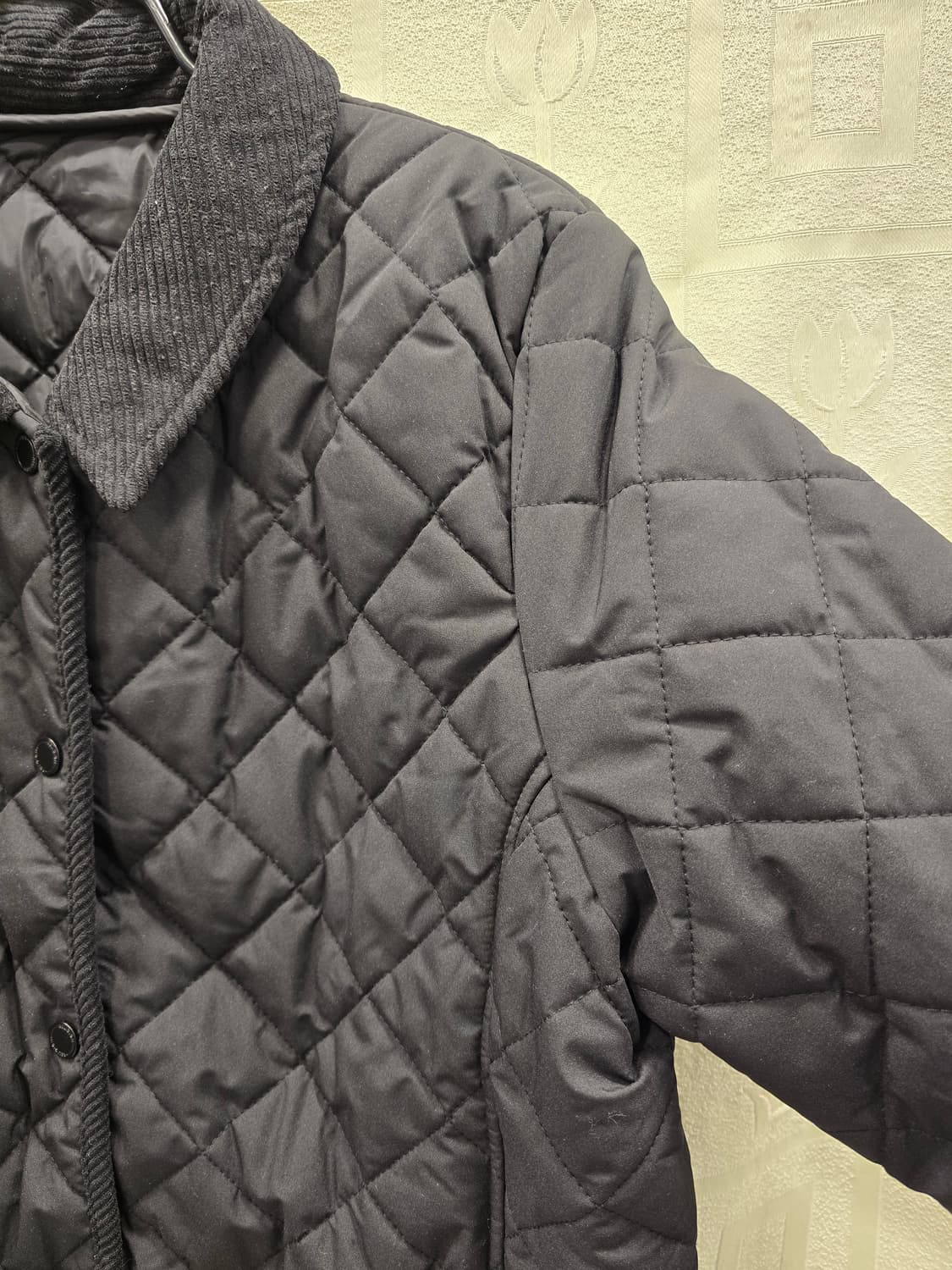 새상품) 릴리전 RELIGION 퀼팅 패딩 자켓 블랙 77~88 상품이미지4