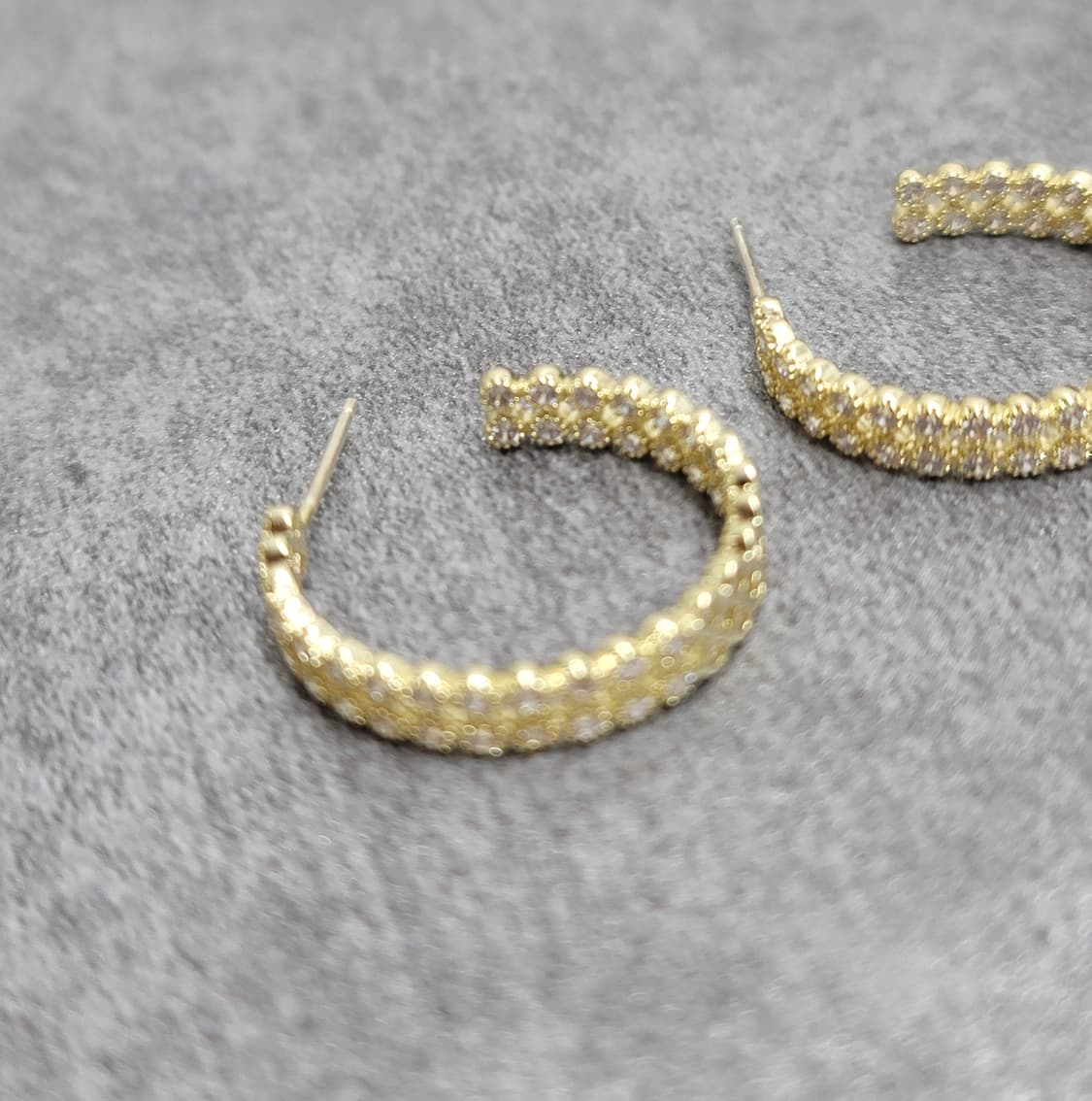 pave tennis earrings 상품이미지5