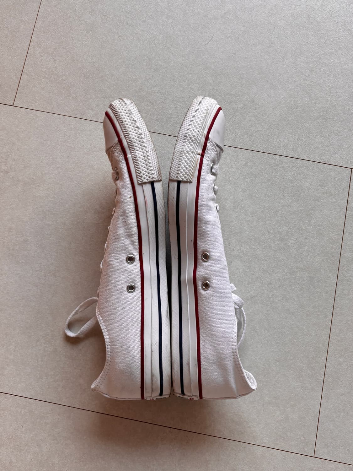 뉴욕 스트릿 감성, 자연 에이징 화이트 올스타 로우 - 화이트 290 상품이미지4