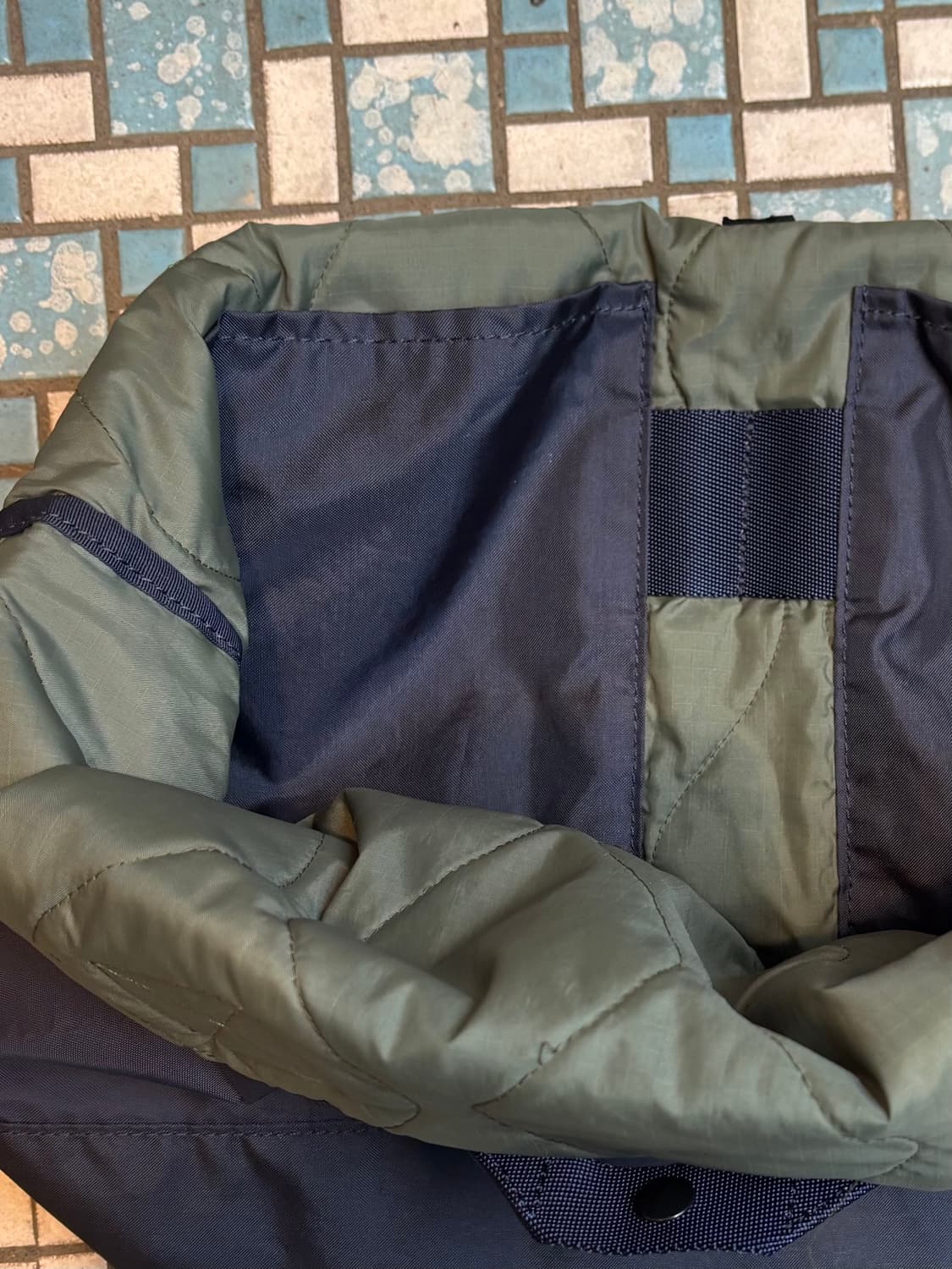 캡틴선샤인 x 포터 퀄팅 밀리터리 토트백 상품이미지4