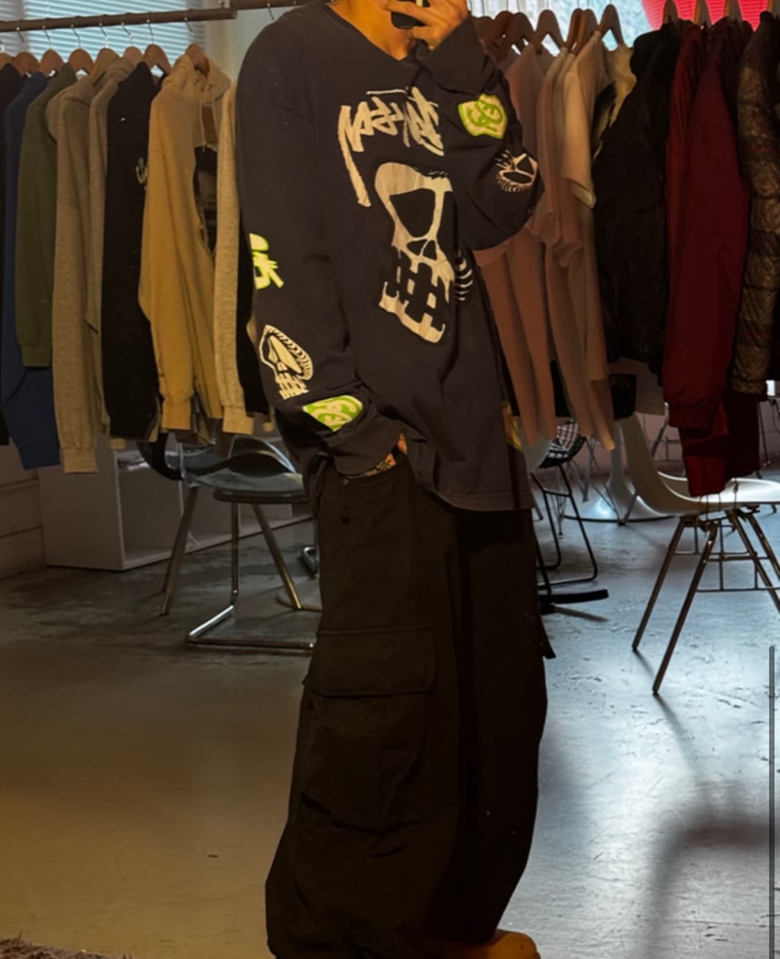 STUSSY, GRAFFITI LONG SLEEVE (F) 상품이미지3