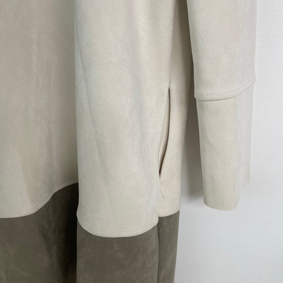 자라 ZARA 스웨이드 롱 자켓 55 상품이미지7