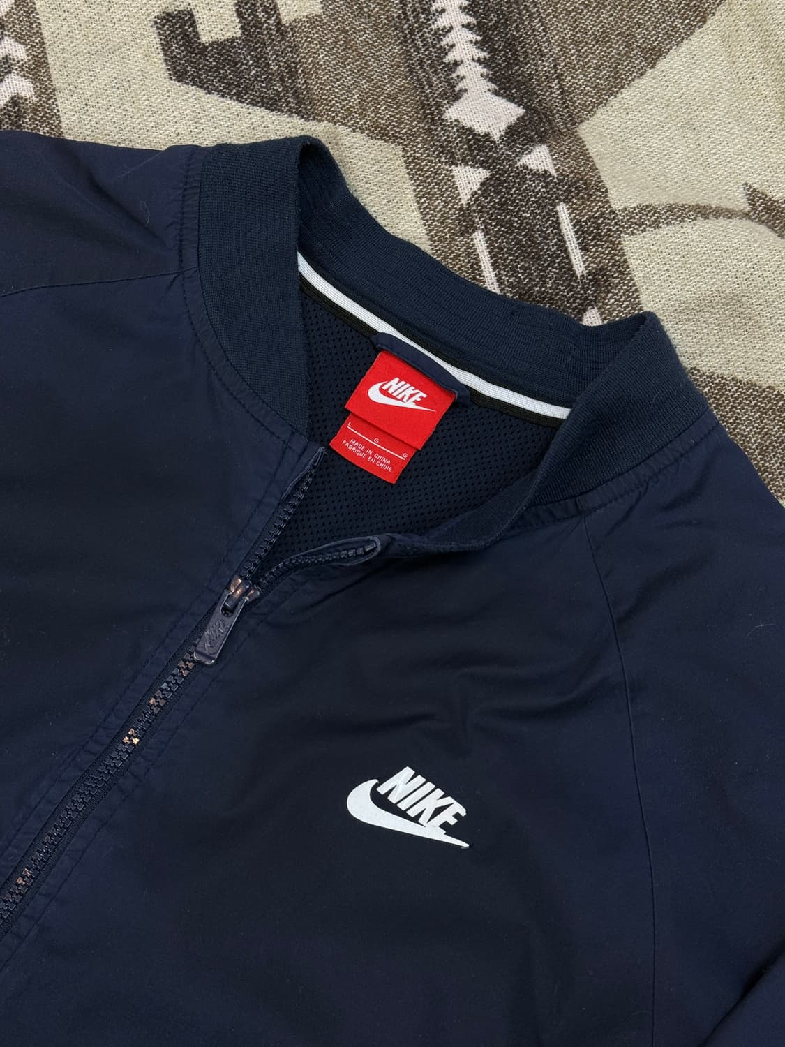 나이키 바람막이 블루종 자켓 네이비 상품이미지3
