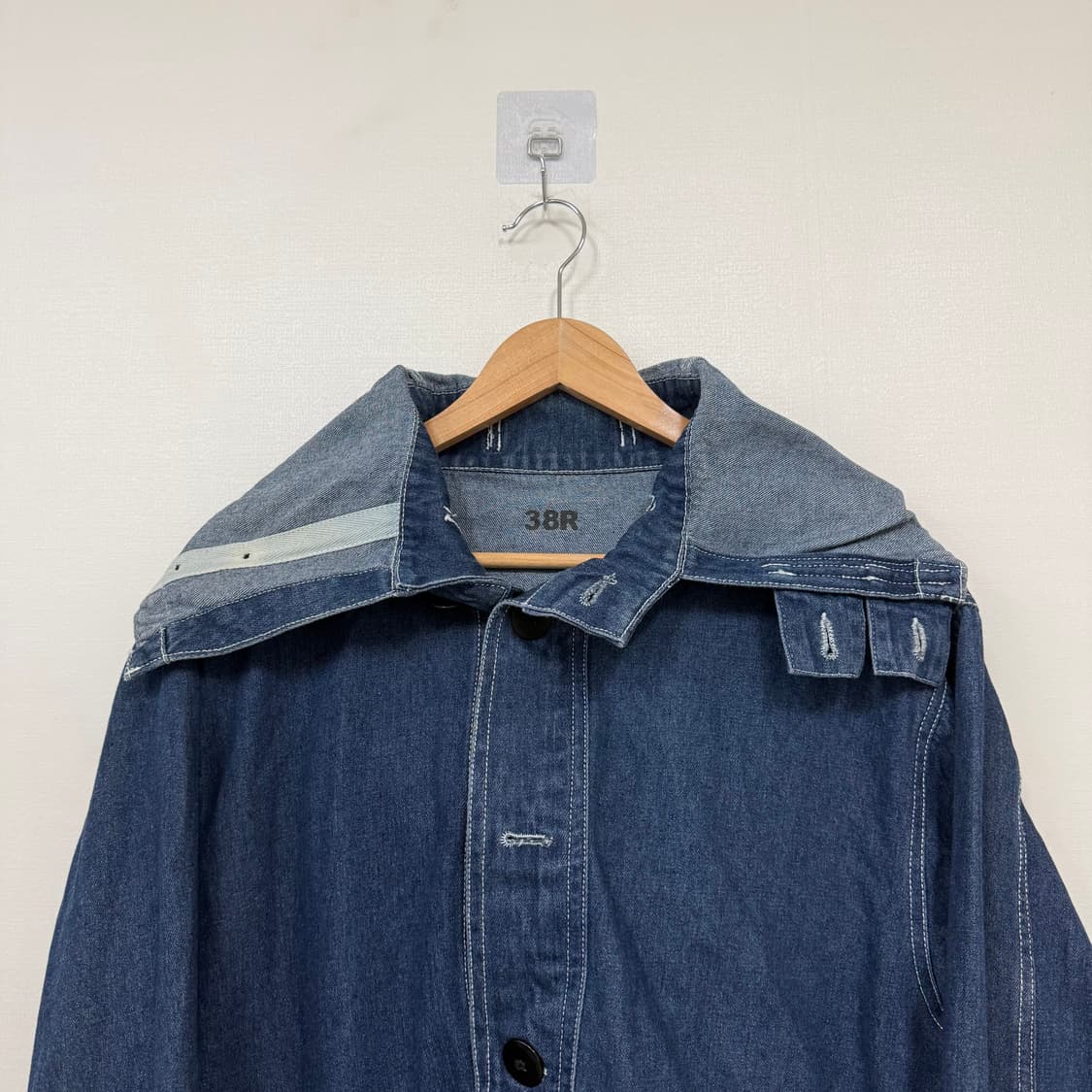 데님후드자켓38R 상품이미지2