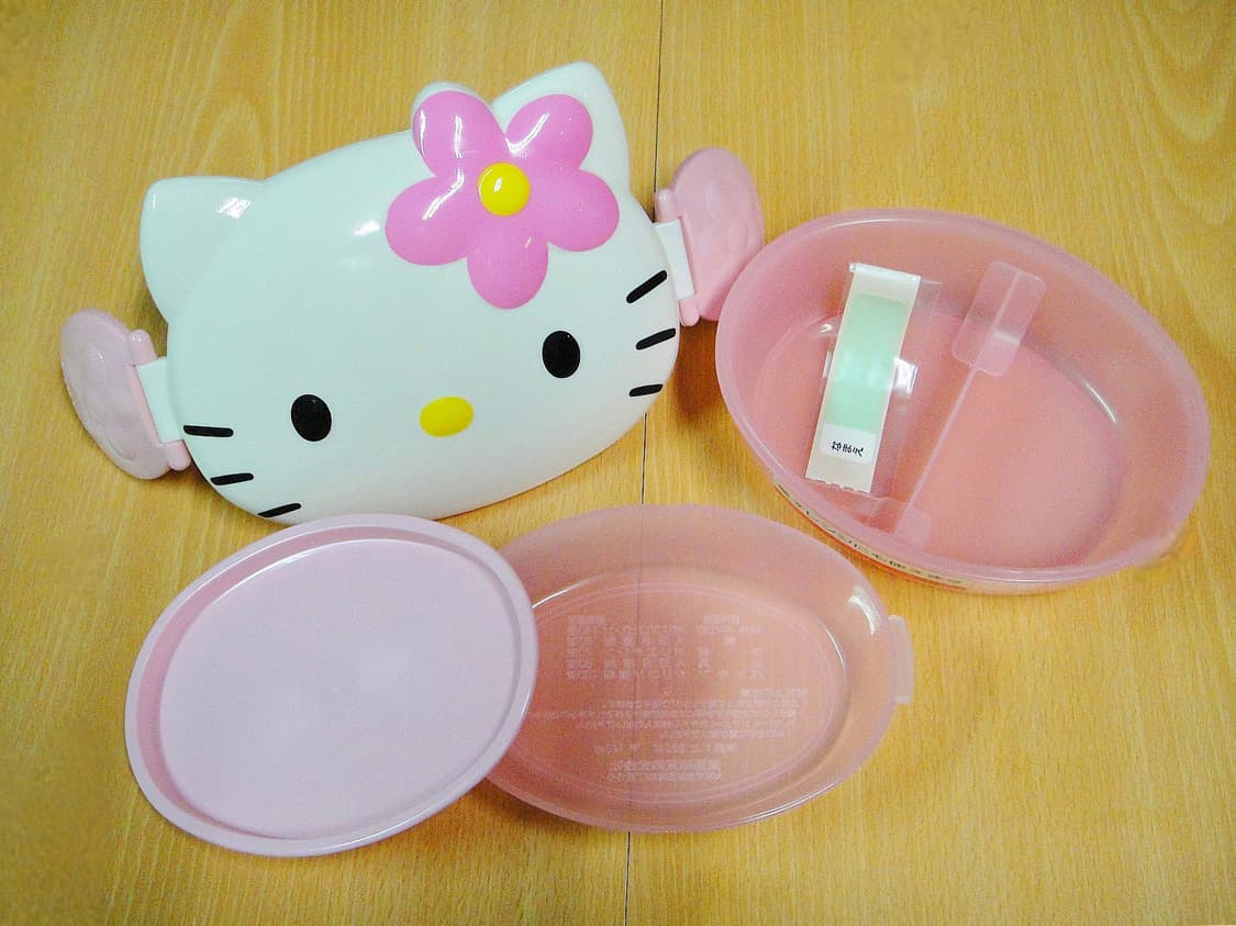 키티 입체2단도시락, 카오하나 키티 도시락 상품이미지5